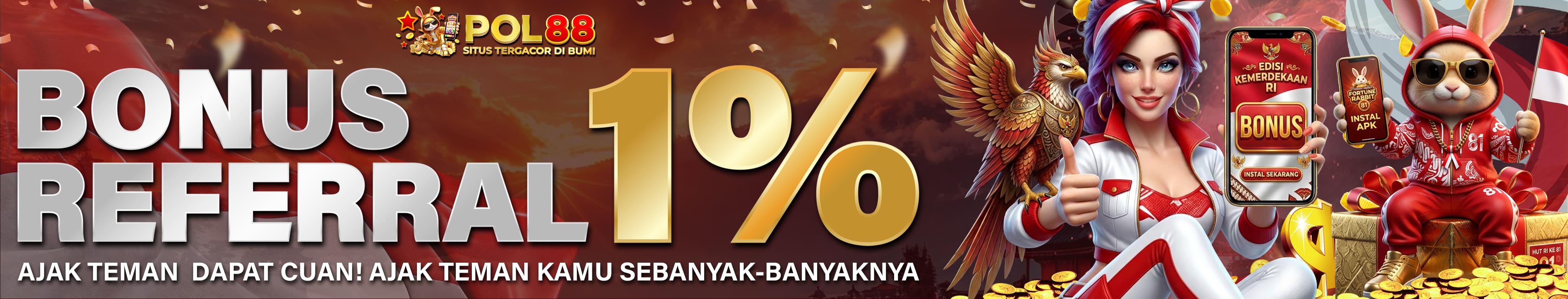 BONUS REFERRAL 1%