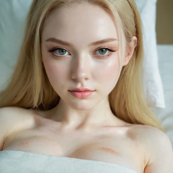 Tags: 21872187, SDXL
{"3": {"inputs": {"seed": 668006842994152, "steps": 32, "cfg": 5.57, "sampler_name": "dpmpp_2m", "scheduler": "karras", "denoise": 1.0, "model": ["27", 0], "positive": ["6", 0], "negative": ["7", 0], "latent_image": ["5", 0]}, "class_type": "KSampler"}, "4": {"inputs": {"ckpt_name": "juggernautxl.safetensors"}, "class_type": "CheckpointLoaderSimple"}, "5": {"inputs": {"width": 1024, "height": 1024, "batch_size": 1}, "class_type": "EmptyLatentImage"}, "6": {"inputs": {"text": "21 year old girl, (irish:1.03), (pale skin:1.09), (temptress:1.08), (seductive pose:0.95), (seductive facial expression:0.95), (double eyelids:1.01), (idol:1.13), (blush:1.05), (sexy lips:0.97), (cute:1.10), (eyelashes:0.98), (beautiful eyes:1.03), (slim:1.14), (detailed face:1.10), (on all fours:1.01), (spreading ass cheeks:1.07), (from behind:1.05), (backboob:1.00), (nurse in uniform:1.02) working in a hospital ward, (soft lighting:1.00), (RAW:1.07), (skin fuzz:1.00), (natural looking skin:1.06), (portra:1.03), (textured skin:1.04), (candid cinema:1.07), (film:1.00), (detailed skin:1.07)", "clip": ["27", 1]}, "class_type": "CLIPTextEncode"}, "7": {"inputs": {"text": "(worst quality:1.11), (bad hands:1.13), (twisted:1.10), (distorted:1.05), (watermark:1.13), (low resolution:1.13), (open mouth:1.13)", "clip": ["27", 1]}, "class_type": "CLIPTextEncode"}, "8": {"inputs": {"samples": ["3", 0], "vae": ["4", 2]}, "class_type": "VAEDecode"}, "25": {"inputs": {"lora_name": "nudify_xl.safetensors", "strength_model": 0.05, "strength_clip": 0.05, "model": ["4", 0], "clip": ["4", 1]}, "class_type": "LoraLoader"}, "26": {"inputs": {"lora_name": "shirtlift_SDXL_v2.safetensors", "strength_model": 0.0, "strength_clip": 0.18, "model": ["25", 0], "clip": ["25", 1]}, "class_type": "LoraLoader"}, "27": {"inputs": {"lora_name": "PerfectEyesXL.safetensors", "strength_model": 0.02, "strength_clip": 0.01, "model": ["26", 0], "clip": ["26", 1]}, "class_type": "LoraLoader"}, "30": {"inputs": {"model_name": "4x_NMKD-Superscale-SP_178000_G.pth"}, "class_type": "UpscaleModelLoader"}, "31": {"inputs": {"upscale_model": ["30", 0], "image": ["8", 0]}, "class_type": "ImageUpscaleWithModel"}, "32": {"inputs": {"upscale_method": "lanczos", "scale_by": 0.5, "image": ["31", 0]}, "class_type": "ImageScaleBy"}, "33": {"inputs": {"pixels": ["32", 0], "vae": ["4", 2]}, "class_type": "VAEEncode"}, "34": {"inputs": {"seed": 668006842994152, "steps": 32, "cfg": 5.57, "sampler_name": "dpmpp_2m", "scheduler": "karras", "denoise": 0.3, "model": ["27", 0], "positive": ["6", 0], "negative": ["7", 0], "latent_image": ["33", 0]}, "class_type": "KSampler"}, "36": {"inputs": {"samples": ["34", 0], "vae": ["4", 2]}, "class_type": "VAEDecode"}, "39": {"inputs": {"filename_prefix": "comfyapi-1715983806485", "images": ["36", 0]}, "class_type": "SaveImage"}}