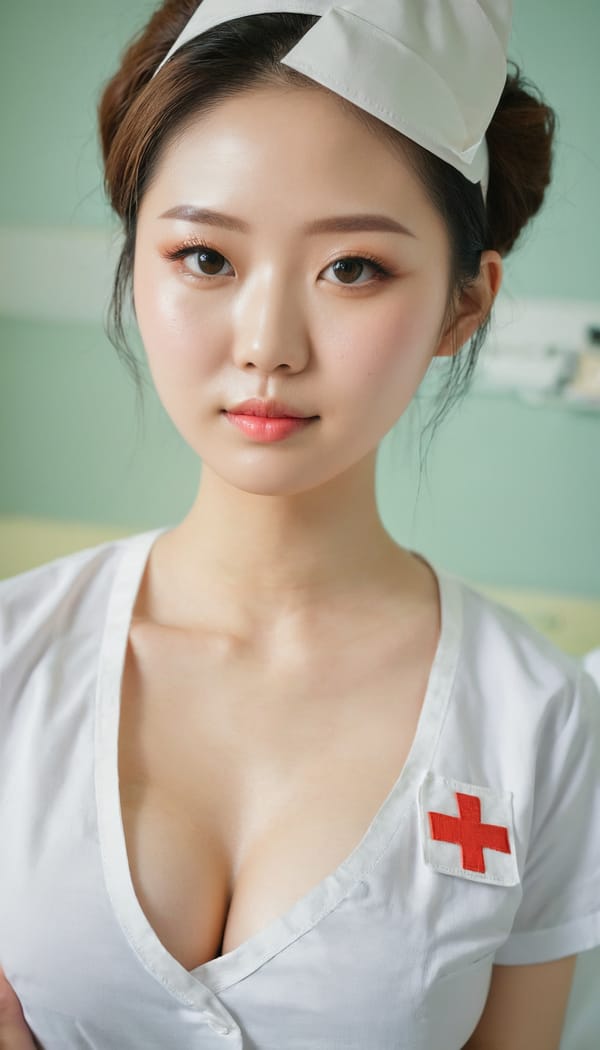 Tags: 21872187, SDXL
{"3": {"inputs": {"seed": 713854495395679, "steps": 32, "cfg": 6.1, "sampler_name": "dpmpp_2m", "scheduler": "karras", "denoise": 1.0, "model": ["27", 0], "positive": ["6", 0], "negative": ["7", 0], "latent_image": ["5", 0]}, "class_type": "KSampler"}, "4": {"inputs": {"ckpt_name": "juggernautxl.safetensors"}, "class_type": "CheckpointLoaderSimple"}, "5": {"inputs": {"width": 768, "height": 1344, "batch_size": 1}, "class_type": "EmptyLatentImage"}, "6": {"inputs": {"text": "27 year old girl, (chinese:0.95), (irish:0.96), (taiwanese:1.00), (double eyelids:1.09), (cute:0.97), (detailed face:1.06), (blush:1.01), (temptress:1.06), (pale skin:1.12), (slim:1.09), (seductive pose:1.09), (seductive facial expression:1.13), (eyelashes:1.00), (beautiful eyes:1.10), (sexy lips:1.02), (in a seductive pose:0.98), (large perky breasts:1.00), (cleavage:0.97), (thigh gap:0.96), (nurse in uniform:1.01) working in a hospital ward, (natural looking skin:1.01), (skin fuzz:1.08), (portra:1.09), (soft lighting:1.03), (candid cinema:1.04), (textured skin:1.08), (RAW:1.05), (film:1.05), (detailed skin:1.03)", "clip": ["27", 1]}, "class_type": "CLIPTextEncode"}, "7": {"inputs": {"text": "(twisted:1.13), (watermark:1.08), (low resolution:1.08), (open mouth:1.12), (worst quality:1.11), (bad hands:1.13), (distorted:1.13)", "clip": ["27", 1]}, "class_type": "CLIPTextEncode"}, "8": {"inputs": {"samples": ["3", 0], "vae": ["4", 2]}, "class_type": "VAEDecode"}, "25": {"inputs": {"lora_name": "nudify_xl.safetensors", "strength_model": 0.04, "strength_clip": 0.28, "model": ["4", 0], "clip": ["4", 1]}, "class_type": "LoraLoader"}, "26": {"inputs": {"lora_name": "shirtlift_SDXL_v2.safetensors", "strength_model": 0.11, "strength_clip": 0.08, "model": ["25", 0], "clip": ["25", 1]}, "class_type": "LoraLoader"}, "27": {"inputs": {"lora_name": "PerfectEyesXL.safetensors", "strength_model": 0.14, "strength_clip": 0.13, "model": ["26", 0], "clip": ["26", 1]}, "class_type": "LoraLoader"}, "30": {"inputs": {"model_name": "4x_NMKD-Superscale-SP_178000_G.pth"}, "class_type": "UpscaleModelLoader"}, "31": {"inputs": {"upscale_model": ["30", 0], "image": ["8", 0]}, "class_type": "ImageUpscaleWithModel"}, "32": {"inputs": {"upscale_method": "lanczos", "scale_by": 0.5, "image": ["31", 0]}, "class_type": "ImageScaleBy"}, "33": {"inputs": {"pixels": ["32", 0], "vae": ["4", 2]}, "class_type": "VAEEncode"}, "34": {"inputs": {"seed": 713854495395679, "steps": 32, "cfg": 6.1, "sampler_name": "dpmpp_2m", "scheduler": "karras", "denoise": 0.3, "model": ["27", 0], "positive": ["6", 0], "negative": ["7", 0], "latent_image": ["33", 0]}, "class_type": "KSampler"}, "36": {"inputs": {"samples": ["34", 0], "vae": ["4", 2]}, "class_type": "VAEDecode"}, "39": {"inputs": {"filename_prefix": "comfyapi-1735431062728", "images": ["36", 0]}, "class_type": "SaveImage"}}