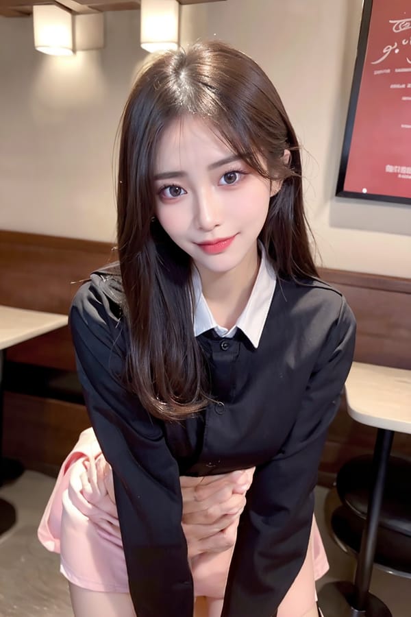 Tags: 21872187
<lora:mix4:0.49>, <lora:JapaneseDollLikeness_v15:0.33>, <lora:taiwanDollLikeness_v20:0.60>, <lora:YaeMiko_Test:0.30>, (waitress wearing uniform:1.16), restaurant, (seductive pose:1.17), extremely detailed eyes, extremely detailed face, cute, sexy lips, seductive smile, double eyelids, eyelashes, textured skin, 4K, best quality, sharp, tall, (thigh gap:0.93), blush, (stunningly attractive:0.91), (dramatic:1.11)
Negative prompt: drawings, anime, (worst quality:1.92)
Steps: 32, Sampler: DPM++ 2M Karras, CFG scale: 7.42, Seed: 2789051224, Size: 512x768, Model hash: fc2511737a, Model: chilloutmix_NiPrunedFp32Fix, Seed resize from: -1x-1, Denoising strength: 0.35, Version: v1.2.1, Hires upscale: 3.0, Hires steps: 16, Hires upscaler: ESRGAN_4x