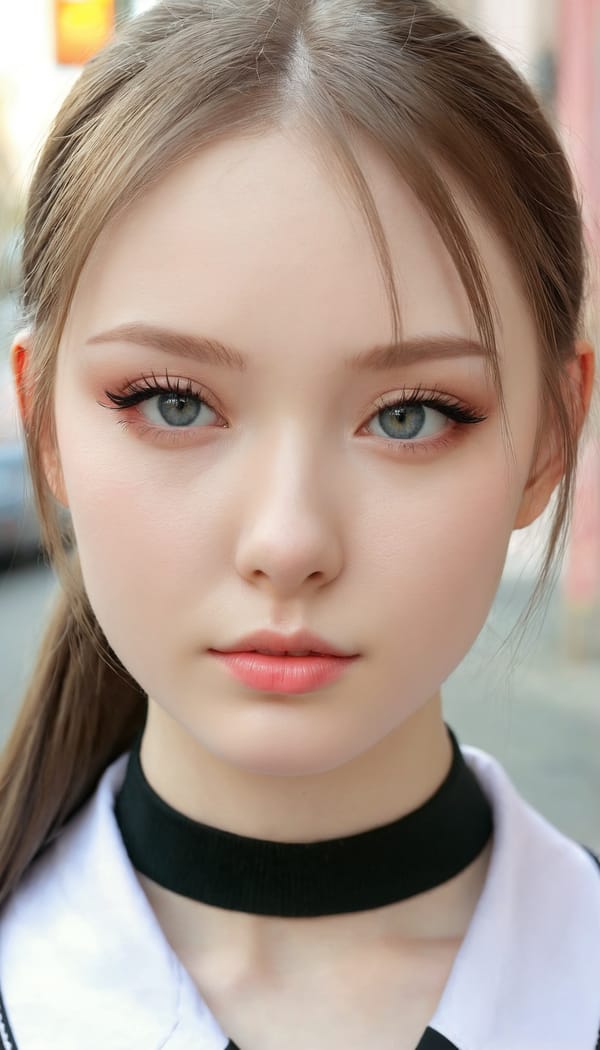 Tags: 21872187, SDXL
{"3": {"inputs": {"seed": 767342800106771, "steps": 64, "cfg": 6.0, "sampler_name": "dpmpp_2m", "scheduler": "karras", "denoise": 1.0, "model": ["27", 0], "positive": ["6", 0], "negative": ["7", 0], "latent_image": ["5", 0]}, "class_type": "KSampler"}, "4": {"inputs": {"ckpt_name": "juggernautxl.safetensors"}, "class_type": "CheckpointLoaderSimple"}, "5": {"inputs": {"width": 768, "height": 1344, "batch_size": 1}, "class_type": "EmptyLatentImage"}, "6": {"inputs": {"text": "20 year old girl, (russian:0.96), (pale skin:1.04), (detailed face:1.03), (cute:1.01), (idol:1.00), (seductive facial expression:1.05), (double eyelids:1.03), (blush:0.97), (sexy lips:0.99), (temptress:1.06), (eyelashes:1.09), (seductive pose:1.12), (slim:1.04), (beautiful eyes:1.06), (in a seductive pose:1.03), (large perky breasts:0.97), (cleavage:0.98), (thigh gap:1.00), (school uniform:1.08), choker, busy street, (soft lighting:1.05), (film:1.09), (textured skin:1.06), (RAW:1.00), (skin fuzz:1.05), (detailed skin:1.05), (portra:1.02), (natural looking skin:1.08)", "clip": ["27", 1]}, "class_type": "CLIPTextEncode"}, "7": {"inputs": {"text": "(watermark:1.07), (twisted:1.06), (bad hands:1.08), (low resolution:1.07), (worst quality:1.09), (open mouth:1.10), (distorted:1.06)", "clip": ["27", 1]}, "class_type": "CLIPTextEncode"}, "8": {"inputs": {"samples": ["3", 0], "vae": ["4", 2]}, "class_type": "VAEDecode"}, "25": {"inputs": {"lora_name": "nudify_xl.safetensors", "strength_model": 0.2, "strength_clip": 0.06, "model": ["4", 0], "clip": ["4", 1]}, "class_type": "LoraLoader"}, "26": {"inputs": {"lora_name": "shirtlift_SDXL_v2.safetensors", "strength_model": 0.18, "strength_clip": 0.0, "model": ["25", 0], "clip": ["25", 1]}, "class_type": "LoraLoader"}, "27": {"inputs": {"lora_name": "PerfectEyesXL.safetensors", "strength_model": 0.04, "strength_clip": 0.09, "model": ["26", 0], "clip": ["26", 1]}, "class_type": "LoraLoader"}, "30": {"inputs": {"model_name": "4x_NMKD-Superscale-SP_178000_G.pth"}, "class_type": "UpscaleModelLoader"}, "31": {"inputs": {"upscale_model": ["30", 0], "image": ["8", 0]}, "class_type": "ImageUpscaleWithModel"}, "32": {"inputs": {"upscale_method": "lanczos", "scale_by": 0.5, "image": ["31", 0]}, "class_type": "ImageScaleBy"}, "33": {"inputs": {"pixels": ["32", 0], "vae": ["4", 2]}, "class_type": "VAEEncode"}, "34": {"inputs": {"seed": 767342800106771, "steps": 64, "cfg": 6.0, "sampler_name": "dpmpp_2m", "scheduler": "karras", "denoise": 0.3, "model": ["27", 0], "positive": ["6", 0], "negative": ["7", 0], "latent_image": ["33", 0]}, "class_type": "KSampler"}, "36": {"inputs": {"samples": ["34", 0], "vae": ["4", 2]}, "class_type": "VAEDecode"}, "39": {"inputs": {"filename_prefix": "comfyapi-1713198080984", "images": ["36", 0]}, "class_type": "SaveImage"}}