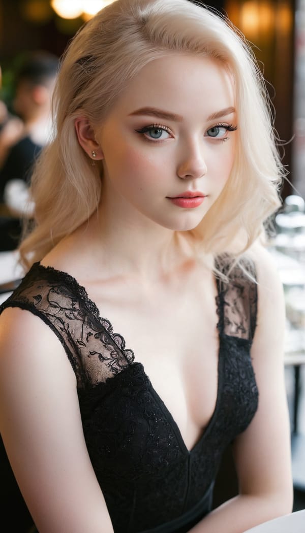 Tags: 21872187, SDXL
{"3": {"inputs": {"seed": 739816384639931, "steps": 32, "cfg": 6.73, "sampler_name": "dpmpp_2m", "scheduler": "karras", "denoise": 1.0, "model": ["27", 0], "positive": ["6", 0], "negative": ["7", 0], "latent_image": ["5", 0]}, "class_type": "KSampler"}, "4": {"inputs": {"ckpt_name": "juggernautxl.safetensors"}, "class_type": "CheckpointLoaderSimple"}, "5": {"inputs": {"width": 768, "height": 1344, "batch_size": 1}, "class_type": "EmptyLatentImage"}, "6": {"inputs": {"text": "20 year old girl, (pale skin:1.04), (seductive pose:1.13), (blush:1.03), (detailed face:1.04), (sexy lips:1.01), (eyelashes:1.03), (beautiful eyes:1.04), (temptress:1.00), (cute:1.11), (idol:1.10), (seductive facial expression:0.96), (perky ass:1.10), (exposed ass:1.00), (looking back:1.05), (sexy ass:0.97), (thigh gap:0.96), (wearing a little black dress:1.01) at a fine dining restaurant, (natural looking skin:1.03), (film:1.03), (skin fuzz:1.08), (candid cinema:1.07), (detailed skin:1.01), (soft lighting:1.03), (textured skin:1.05), (RAW:1.07), (portra:1.09)", "clip": ["27", 1]}, "class_type": "CLIPTextEncode"}, "7": {"inputs": {"text": "(watermark:1.12), (distorted:1.07), (bad hands:1.14), (low resolution:1.06), (worst quality:1.08), (twisted:1.07), (open mouth:1.12)", "clip": ["27", 1]}, "class_type": "CLIPTextEncode"}, "8": {"inputs": {"samples": ["3", 0], "vae": ["4", 2]}, "class_type": "VAEDecode"}, "25": {"inputs": {"lora_name": "nudify_xl.safetensors", "strength_model": 0.0, "strength_clip": 0.17, "model": ["4", 0], "clip": ["4", 1]}, "class_type": "LoraLoader"}, "26": {"inputs": {"lora_name": "shirtlift_SDXL_v2.safetensors", "strength_model": 0.15, "strength_clip": 0.05, "model": ["25", 0], "clip": ["25", 1]}, "class_type": "LoraLoader"}, "27": {"inputs": {"lora_name": "PerfectEyesXL.safetensors", "strength_model": 0.12, "strength_clip": 0.14, "model": ["26", 0], "clip": ["26", 1]}, "class_type": "LoraLoader"}, "30": {"inputs": {"model_name": "4x_NMKD-Superscale-SP_178000_G.pth"}, "class_type": "UpscaleModelLoader"}, "31": {"inputs": {"upscale_model": ["30", 0], "image": ["8", 0]}, "class_type": "ImageUpscaleWithModel"}, "32": {"inputs": {"upscale_method": "lanczos", "scale_by": 0.5, "image": ["31", 0]}, "class_type": "ImageScaleBy"}, "33": {"inputs": {"pixels": ["32", 0], "vae": ["4", 2]}, "class_type": "VAEEncode"}, "34": {"inputs": {"seed": 739816384639931, "steps": 32, "cfg": 6.73, "sampler_name": "dpmpp_2m", "scheduler": "karras", "denoise": 0.3, "model": ["27", 0], "positive": ["6", 0], "negative": ["7", 0], "latent_image": ["33", 0]}, "class_type": "KSampler"}, "36": {"inputs": {"samples": ["34", 0], "vae": ["4", 2]}, "class_type": "VAEDecode"}, "39": {"inputs": {"filename_prefix": "comfyapi-1714975797043", "images": ["36", 0]}, "class_type": "SaveImage"}}