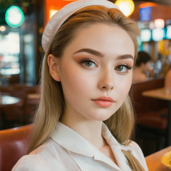 Tags: 21872187, SDXL
{"3": {"inputs": {"seed": 174372408724578, "steps": 32, "cfg": 5.08, "sampler_name": "dpmpp_2m", "scheduler": "karras", "denoise": 1.0, "model": ["27", 0], "positive": ["6", 0], "negative": ["7", 0], "latent_image": ["5", 0]}, "class_type": "KSampler"}, "4": {"inputs": {"ckpt_name": "juggernautxl.safetensors"}, "class_type": "CheckpointLoaderSimple"}, "5": {"inputs": {"width": 1024, "height": 1024, "batch_size": 1}, "class_type": "EmptyLatentImage"}, "6": {"inputs": {"text": "24 year old girl, (irish:1.02), (russian:1.11), (cute:1.08), (sexy lips:1.11), (temptress:1.03), (double eyelids:0.99), (blush:0.96), (slim:1.01), (pale skin:0.95), (detailed face:1.01), (idol:1.08), (seductive facial expression:1.02), (seductive pose:1.05), (beautiful eyes:1.08), (eyelashes:1.13), (perky ass:1.01), (exposed ass:0.99), (looking back:0.97), (sexy ass:0.95), (thigh gap:0.97), (a waitress in uniform:1.08) working at a restaurant, (skin fuzz:1.07), (candid cinema:1.06), (portra:1.06), (RAW:1.04), (film:1.08), (natural looking skin:1.04), (textured skin:1.03), (soft lighting:1.09), (detailed skin:1.09)", "clip": ["27", 1]}, "class_type": "CLIPTextEncode"}, "7": {"inputs": {"text": "(distorted:1.11), (open mouth:1.06), (low resolution:1.14), (bad hands:1.08), (worst quality:1.07), (twisted:1.14), (watermark:1.05)", "clip": ["27", 1]}, "class_type": "CLIPTextEncode"}, "8": {"inputs": {"samples": ["3", 0], "vae": ["4", 2]}, "class_type": "VAEDecode"}, "25": {"inputs": {"lora_name": "nudify_xl.safetensors", "strength_model": 0.27, "strength_clip": 0.28, "model": ["4", 0], "clip": ["4", 1]}, "class_type": "LoraLoader"}, "26": {"inputs": {"lora_name": "shirtlift_SDXL_v2.safetensors", "strength_model": 0.11, "strength_clip": 0.07, "model": ["25", 0], "clip": ["25", 1]}, "class_type": "LoraLoader"}, "27": {"inputs": {"lora_name": "PerfectEyesXL.safetensors", "strength_model": 0.0, "strength_clip": 0.09, "model": ["26", 0], "clip": ["26", 1]}, "class_type": "LoraLoader"}, "30": {"inputs": {"model_name": "4x_NMKD-Superscale-SP_178000_G.pth"}, "class_type": "UpscaleModelLoader"}, "31": {"inputs": {"upscale_model": ["30", 0], "image": ["8", 0]}, "class_type": "ImageUpscaleWithModel"}, "32": {"inputs": {"upscale_method": "lanczos", "scale_by": 0.5, "image": ["31", 0]}, "class_type": "ImageScaleBy"}, "33": {"inputs": {"pixels": ["32", 0], "vae": ["4", 2]}, "class_type": "VAEEncode"}, "34": {"inputs": {"seed": 174372408724578, "steps": 32, "cfg": 5.08, "sampler_name": "dpmpp_2m", "scheduler": "karras", "denoise": 0.3, "model": ["27", 0], "positive": ["6", 0], "negative": ["7", 0], "latent_image": ["33", 0]}, "class_type": "KSampler"}, "36": {"inputs": {"samples": ["34", 0], "vae": ["4", 2]}, "class_type": "VAEDecode"}, "39": {"inputs": {"filename_prefix": "comfyapi-1732810405450", "images": ["36", 0]}, "class_type": "SaveImage"}}