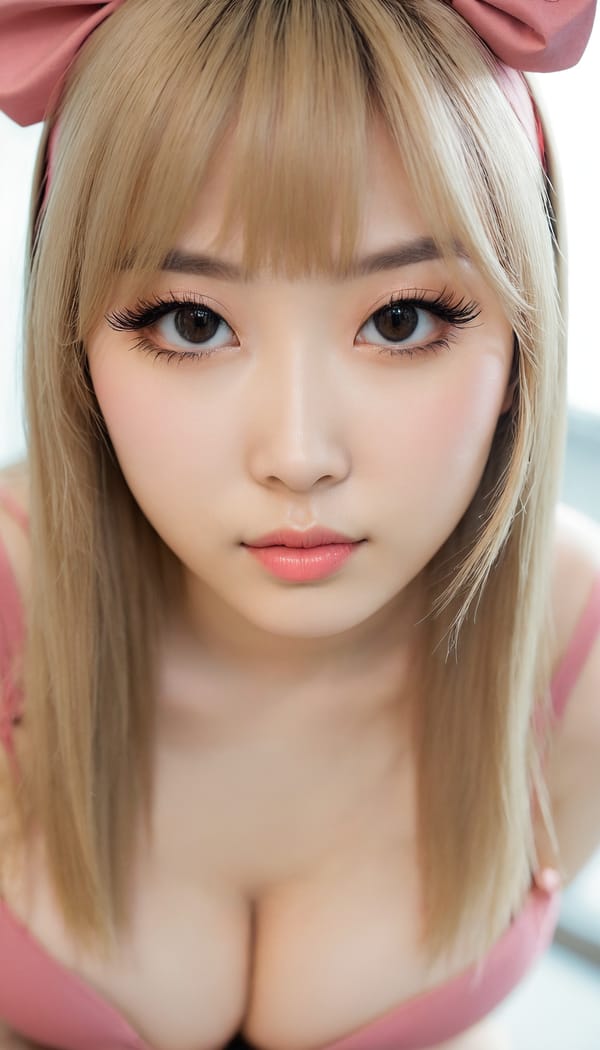 Tags: 21872187, SDXL
{"3": {"inputs": {"seed": 300368685795019, "steps": 64, "cfg": 5.57, "sampler_name": "dpmpp_2m", "scheduler": "karras", "denoise": 1.0, "model": ["27", 0], "positive": ["6", 0], "negative": ["7", 0], "latent_image": ["5", 0]}, "class_type": "KSampler"}, "4": {"inputs": {"ckpt_name": "juggernautxl.safetensors"}, "class_type": "CheckpointLoaderSimple"}, "5": {"inputs": {"width": 768, "height": 1344, "batch_size": 1}, "class_type": "EmptyLatentImage"}, "6": {"inputs": {"text": "25 year old girl, (taiwanese:1.12), (irish:1.07), (ukrainian:0.97), (japanese:1.11), (detailed face:1.14), (eyelashes:1.10), (idol:0.96), (sexy lips:1.05), (slim:0.96), (seductive facial expression:1.11), (pale skin:0.97), (blush:1.01), (seductive pose:1.04), (double eyelids:1.01), (temptress:1.00), (cute:1.14), (on all fours:1.02), (spreading ass cheeks:1.09), (from behind:1.05), (backboob:1.09), (in a cosplay:1.02) at comiket posing for camera, (candid cinema:1.02), (skin fuzz:1.01), (film:1.08), (portra:1.03), (RAW:1.05), (textured skin:1.01), (natural looking skin:1.04), (detailed skin:1.00), (soft lighting:1.04)", "clip": ["27", 1]}, "class_type": "CLIPTextEncode"}, "7": {"inputs": {"text": "(low resolution:1.08), (distorted:1.12), (worst quality:1.10), (open mouth:1.11), (watermark:1.13), (bad hands:1.05), (twisted:1.09)", "clip": ["27", 1]}, "class_type": "CLIPTextEncode"}, "8": {"inputs": {"samples": ["3", 0], "vae": ["4", 2]}, "class_type": "VAEDecode"}, "25": {"inputs": {"lora_name": "nudify_xl.safetensors", "strength_model": 0.23, "strength_clip": 0.3, "model": ["4", 0], "clip": ["4", 1]}, "class_type": "LoraLoader"}, "26": {"inputs": {"lora_name": "shirtlift_SDXL_v2.safetensors", "strength_model": 0.04, "strength_clip": 0.0, "model": ["25", 0], "clip": ["25", 1]}, "class_type": "LoraLoader"}, "27": {"inputs": {"lora_name": "PerfectEyesXL.safetensors", "strength_model": 0.0, "strength_clip": 0.1, "model": ["26", 0], "clip": ["26", 1]}, "class_type": "LoraLoader"}, "30": {"inputs": {"model_name": "4x_NMKD-Superscale-SP_178000_G.pth"}, "class_type": "UpscaleModelLoader"}, "31": {"inputs": {"upscale_model": ["30", 0], "image": ["8", 0]}, "class_type": "ImageUpscaleWithModel"}, "32": {"inputs": {"upscale_method": "lanczos", "scale_by": 0.5, "image": ["31", 0]}, "class_type": "ImageScaleBy"}, "33": {"inputs": {"pixels": ["32", 0], "vae": ["4", 2]}, "class_type": "VAEEncode"}, "34": {"inputs": {"seed": 300368685795019, "steps": 64, "cfg": 5.57, "sampler_name": "dpmpp_2m", "scheduler": "karras", "denoise": 0.3, "model": ["27", 0], "positive": ["6", 0], "negative": ["7", 0], "latent_image": ["33", 0]}, "class_type": "KSampler"}, "36": {"inputs": {"samples": ["34", 0], "vae": ["4", 2]}, "class_type": "VAEDecode"}, "39": {"inputs": {"filename_prefix": "comfyapi-1714647662879", "images": ["36", 0]}, "class_type": "SaveImage"}}