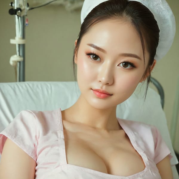 Tags: 21872187, SDXL
{"3": {"inputs": {"seed": 221832491704859, "steps": 32, "cfg": 5.69, "sampler_name": "dpmpp_2m", "scheduler": "karras", "denoise": 1.0, "model": ["27", 0], "positive": ["6", 0], "negative": ["7", 0], "latent_image": ["5", 0]}, "class_type": "KSampler"}, "4": {"inputs": {"ckpt_name": "juggernautxl.safetensors"}, "class_type": "CheckpointLoaderSimple"}, "5": {"inputs": {"width": 1024, "height": 1024, "batch_size": 1}, "class_type": "EmptyLatentImage"}, "6": {"inputs": {"text": "26 year old girl, (russian:1.14), (chinese:0.95), (seductive facial expression:1.06), (sexy lips:1.05), (detailed face:1.05), (eyelashes:1.02), (seductive pose:1.11), (blush:1.08), (cute:1.04), (pale skin:1.01), (slim:1.02), (idol:1.03), (double eyelids:1.09), (in a seductive pose:1.00), (large perky breasts:0.97), (cleavage:1.14), (thigh gap:1.11), (nurse in uniform:1.01) working in a hospital ward, (skin fuzz:1.03), (detailed skin:1.05), (soft lighting:1.05), (RAW:1.02), (candid cinema:1.03), (natural looking skin:1.04), (film:1.02), (portra:1.03), (textured skin:1.09)", "clip": ["27", 1]}, "class_type": "CLIPTextEncode"}, "7": {"inputs": {"text": "(open mouth:1.06), (watermark:1.14), (distorted:1.05), (twisted:1.06), (bad hands:1.11), (worst quality:1.07), (low resolution:1.13)", "clip": ["27", 1]}, "class_type": "CLIPTextEncode"}, "8": {"inputs": {"samples": ["3", 0], "vae": ["4", 2]}, "class_type": "VAEDecode"}, "25": {"inputs": {"lora_name": "nudify_xl.safetensors", "strength_model": 0.36, "strength_clip": 0.17, "model": ["4", 0], "clip": ["4", 1]}, "class_type": "LoraLoader"}, "26": {"inputs": {"lora_name": "shirtlift_SDXL_v2.safetensors", "strength_model": 0.02, "strength_clip": 0.05, "model": ["25", 0], "clip": ["25", 1]}, "class_type": "LoraLoader"}, "27": {"inputs": {"lora_name": "PerfectEyesXL.safetensors", "strength_model": 0.05, "strength_clip": 0.16, "model": ["26", 0], "clip": ["26", 1]}, "class_type": "LoraLoader"}, "30": {"inputs": {"model_name": "4x_NMKD-Superscale-SP_178000_G.pth"}, "class_type": "UpscaleModelLoader"}, "31": {"inputs": {"upscale_model": ["30", 0], "image": ["8", 0]}, "class_type": "ImageUpscaleWithModel"}, "32": {"inputs": {"upscale_method": "lanczos", "scale_by": 0.5, "image": ["31", 0]}, "class_type": "ImageScaleBy"}, "33": {"inputs": {"pixels": ["32", 0], "vae": ["4", 2]}, "class_type": "VAEEncode"}, "34": {"inputs": {"seed": 221832491704859, "steps": 32, "cfg": 5.69, "sampler_name": "dpmpp_2m", "scheduler": "karras", "denoise": 0.3, "model": ["27", 0], "positive": ["6", 0], "negative": ["7", 0], "latent_image": ["33", 0]}, "class_type": "KSampler"}, "36": {"inputs": {"samples": ["34", 0], "vae": ["4", 2]}, "class_type": "VAEDecode"}, "39": {"inputs": {"filename_prefix": "comfyapi-1713845317263", "images": ["36", 0]}, "class_type": "SaveImage"}}