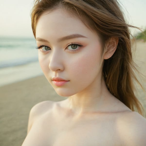 Tags: 21872187, SDXL
{"3": {"inputs": {"seed": 909581615437525, "steps": 32, "cfg": 6.56, "sampler_name": "dpmpp_2m", "scheduler": "karras", "denoise": 1.0, "model": ["27", 0], "positive": ["6", 0], "negative": ["7", 0], "latent_image": ["5", 0]}, "class_type": "KSampler"}, "4": {"inputs": {"ckpt_name": "juggernautxl.safetensors"}, "class_type": "CheckpointLoaderSimple"}, "5": {"inputs": {"width": 1024, "height": 1024, "batch_size": 1}, "class_type": "EmptyLatentImage"}, "6": {"inputs": {"text": "21 year old girl, (seductive facial expression:0.95), (double eyelids:0.99), (detailed face:0.98), (temptress:1.14), (cute:1.03), (pale skin:0.97), (idol:0.96), (sexy lips:1.06), (blush:1.12), (seductive pose:1.13), (beautiful eyes:0.97), (eyelashes:1.10), (on all fours:0.95), (spreading ass cheeks:1.03), (from behind:1.14), (backboob:1.01), strolling (nude:1.04) at a beach, (soft lighting:1.02), (skin fuzz:1.00), (portra:1.02), (natural looking skin:1.08), (detailed skin:1.03), (textured skin:1.09), (candid cinema:1.07), (RAW:1.03), (film:1.05)", "clip": ["27", 1]}, "class_type": "CLIPTextEncode"}, "7": {"inputs": {"text": "(watermark:1.07), (twisted:1.14), (open mouth:1.11), (worst quality:1.07), (distorted:1.11), (bad hands:1.14), (low resolution:1.12)", "clip": ["27", 1]}, "class_type": "CLIPTextEncode"}, "8": {"inputs": {"samples": ["3", 0], "vae": ["4", 2]}, "class_type": "VAEDecode"}, "25": {"inputs": {"lora_name": "nudify_xl.safetensors", "strength_model": 0.08, "strength_clip": 0.09, "model": ["4", 0], "clip": ["4", 1]}, "class_type": "LoraLoader"}, "26": {"inputs": {"lora_name": "shirtlift_SDXL_v2.safetensors", "strength_model": 0.15, "strength_clip": 0.13, "model": ["25", 0], "clip": ["25", 1]}, "class_type": "LoraLoader"}, "27": {"inputs": {"lora_name": "PerfectEyesXL.safetensors", "strength_model": 0.19, "strength_clip": 0.09, "model": ["26", 0], "clip": ["26", 1]}, "class_type": "LoraLoader"}, "30": {"inputs": {"model_name": "4x_NMKD-Superscale-SP_178000_G.pth"}, "class_type": "UpscaleModelLoader"}, "31": {"inputs": {"upscale_model": ["30", 0], "image": ["8", 0]}, "class_type": "ImageUpscaleWithModel"}, "32": {"inputs": {"upscale_method": "lanczos", "scale_by": 0.5, "image": ["31", 0]}, "class_type": "ImageScaleBy"}, "33": {"inputs": {"pixels": ["32", 0], "vae": ["4", 2]}, "class_type": "VAEEncode"}, "34": {"inputs": {"seed": 909581615437525, "steps": 32, "cfg": 6.56, "sampler_name": "dpmpp_2m", "scheduler": "karras", "denoise": 0.3, "model": ["27", 0], "positive": ["6", 0], "negative": ["7", 0], "latent_image": ["33", 0]}, "class_type": "KSampler"}, "36": {"inputs": {"samples": ["34", 0], "vae": ["4", 2]}, "class_type": "VAEDecode"}, "39": {"inputs": {"filename_prefix": "comfyapi-1713438703658", "images": ["36", 0]}, "class_type": "SaveImage"}}