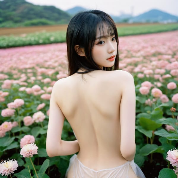 Tags: 21872187, SDXL
{"3": {"inputs": {"seed": 481521214005743, "steps": 64, "cfg": 7.69, "sampler_name": "dpmpp_2m", "scheduler": "karras", "denoise": 1.0, "model": ["27", 0], "positive": ["6", 0], "negative": ["7", 0], "latent_image": ["5", 0]}, "class_type": "KSampler"}, "4": {"inputs": {"ckpt_name": "helloworldxl.safetensors"}, "class_type": "CheckpointLoaderSimple"}, "5": {"inputs": {"width": 1024, "height": 1024, "batch_size": 1}, "class_type": "EmptyLatentImage"}, "6": {"inputs": {"text": "25 year old girl, (chinese:1.11), (taiwanese:1.13), (korean:1.06), (temptress:1.13), (slim:0.99), (beautiful eyes:1.13), (cute:1.07), (seductive pose:1.00), (seductive facial expression:1.13), (idol:0.96), (eyelashes:1.08), (blush:1.04), (detailed face:1.05), (double eyelids:1.08), (pale skin:1.07), (on all fours:0.95), (spreading ass cheeks:1.03), (from behind:1.11), (backboob:1.02), wearing (translucent clothes:1.10) on a flower field, (candid cinema:1.06), (natural looking skin:1.04), (RAW:1.08), (soft lighting:1.02), (detailed skin:1.06), (skin fuzz:1.09), (portra:1.08), (textured skin:1.07), (film:1.01)", "clip": ["27", 1]}, "class_type": "CLIPTextEncode"}, "7": {"inputs": {"text": "(distorted:1.07), (watermark:1.05), (open mouth:1.06), (bad hands:1.08), (low resolution:1.05), (twisted:1.07), (worst quality:1.12)", "clip": ["27", 1]}, "class_type": "CLIPTextEncode"}, "8": {"inputs": {"samples": ["3", 0], "vae": ["4", 2]}, "class_type": "VAEDecode"}, "25": {"inputs": {"lora_name": "nudify_xl.safetensors", "strength_model": 0.16, "strength_clip": 0.27, "model": ["4", 0], "clip": ["4", 1]}, "class_type": "LoraLoader"}, "26": {"inputs": {"lora_name": "shirtlift_SDXL_v2.safetensors", "strength_model": 0.16, "strength_clip": 0.15, "model": ["25", 0], "clip": ["25", 1]}, "class_type": "LoraLoader"}, "27": {"inputs": {"lora_name": "PerfectEyesXL.safetensors", "strength_model": 0.16, "strength_clip": 0.12, "model": ["26", 0], "clip": ["26", 1]}, "class_type": "LoraLoader"}, "30": {"inputs": {"model_name": "4x_NMKD-Superscale-SP_178000_G.pth"}, "class_type": "UpscaleModelLoader"}, "31": {"inputs": {"upscale_model": ["30", 0], "image": ["8", 0]}, "class_type": "ImageUpscaleWithModel"}, "32": {"inputs": {"upscale_method": "lanczos", "scale_by": 0.5, "image": ["31", 0]}, "class_type": "ImageScaleBy"}, "33": {"inputs": {"pixels": ["32", 0], "vae": ["4", 2]}, "class_type": "VAEEncode"}, "34": {"inputs": {"seed": 481521214005743, "steps": 64, "cfg": 7.69, "sampler_name": "dpmpp_2m", "scheduler": "karras", "denoise": 0.3, "model": ["27", 0], "positive": ["6", 0], "negative": ["7", 0], "latent_image": ["33", 0]}, "class_type": "KSampler"}, "36": {"inputs": {"samples": ["34", 0], "vae": ["4", 2]}, "class_type": "VAEDecode"}, "39": {"inputs": {"filename_prefix": "comfyapi-1734717482458", "images": ["36", 0]}, "class_type": "SaveImage"}}