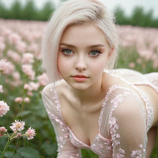 Tags: 21872187, SDXL
{"3": {"inputs": {"seed": 544382112405637, "steps": 64, "cfg": 7.54, "sampler_name": "dpmpp_2m", "scheduler": "karras", "denoise": 1.0, "model": ["27", 0], "positive": ["6", 0], "negative": ["7", 0], "latent_image": ["5", 0]}, "class_type": "KSampler"}, "4": {"inputs": {"ckpt_name": "juggernautxl.safetensors"}, "class_type": "CheckpointLoaderSimple"}, "5": {"inputs": {"width": 1024, "height": 1024, "batch_size": 1}, "class_type": "EmptyLatentImage"}, "6": {"inputs": {"text": "19 year old girl, (ukrainian:0.96), (beautiful eyes:1.07), (slim:1.11), (blush:1.14), (sexy lips:0.97), (cute:0.99), (seductive facial expression:1.07), (pale skin:0.98), (idol:1.02), (temptress:1.14), (detailed face:1.10), (eyelashes:1.12), (perky ass:1.07), (exposed ass:1.09), (looking back:1.02), (sexy ass:1.03), (thigh gap:1.08), wearing (translucent clothes:1.10) on a flower field, (RAW:1.02), (skin fuzz:1.04), (portra:1.07), (soft lighting:1.08), (natural looking skin:1.04), (candid cinema:1.05), (detailed skin:1.07), (textured skin:1.09), (film:1.00)", "clip": ["27", 1]}, "class_type": "CLIPTextEncode"}, "7": {"inputs": {"text": "(bad hands:1.13), (low resolution:1.07), (twisted:1.11), (worst quality:1.11), (open mouth:1.10), (distorted:1.10), (watermark:1.12)", "clip": ["27", 1]}, "class_type": "CLIPTextEncode"}, "8": {"inputs": {"samples": ["3", 0], "vae": ["4", 2]}, "class_type": "VAEDecode"}, "25": {"inputs": {"lora_name": "nudify_xl.safetensors", "strength_model": 0.26, "strength_clip": 0.18, "model": ["4", 0], "clip": ["4", 1]}, "class_type": "LoraLoader"}, "26": {"inputs": {"lora_name": "shirtlift_SDXL_v2.safetensors", "strength_model": 0.07, "strength_clip": 0.08, "model": ["25", 0], "clip": ["25", 1]}, "class_type": "LoraLoader"}, "27": {"inputs": {"lora_name": "PerfectEyesXL.safetensors", "strength_model": 0.13, "strength_clip": 0.12, "model": ["26", 0], "clip": ["26", 1]}, "class_type": "LoraLoader"}, "30": {"inputs": {"model_name": "4x_NMKD-Superscale-SP_178000_G.pth"}, "class_type": "UpscaleModelLoader"}, "31": {"inputs": {"upscale_model": ["30", 0], "image": ["8", 0]}, "class_type": "ImageUpscaleWithModel"}, "32": {"inputs": {"upscale_method": "lanczos", "scale_by": 0.5, "image": ["31", 0]}, "class_type": "ImageScaleBy"}, "33": {"inputs": {"pixels": ["32", 0], "vae": ["4", 2]}, "class_type": "VAEEncode"}, "34": {"inputs": {"seed": 544382112405637, "steps": 64, "cfg": 7.54, "sampler_name": "dpmpp_2m", "scheduler": "karras", "denoise": 0.3, "model": ["27", 0], "positive": ["6", 0], "negative": ["7", 0], "latent_image": ["33", 0]}, "class_type": "KSampler"}, "36": {"inputs": {"samples": ["34", 0], "vae": ["4", 2]}, "class_type": "VAEDecode"}, "39": {"inputs": {"filename_prefix": "comfyapi-1712262320635", "images": ["36", 0]}, "class_type": "SaveImage"}}