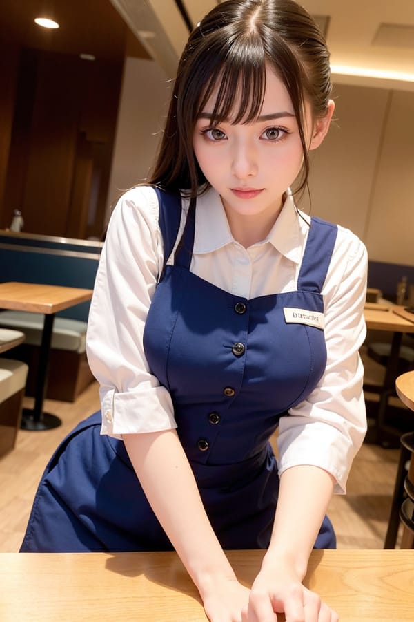 Tags: 21872187
<lora:taiwanDollLikeness_v20:0.29>, (waitress wearing uniform:1.20), restaurant, (seductive pose:1.10), extremely detailed eyes, extremely detailed face, cute, seductive smile, double eyelids, eyelashes, pale skin, full body portrait, RAW, sharp, blush, delicate and beautiful girl, 1girl, (dramatic:1.14)
Negative prompt: sketches, paintings, black and white, fat, (worst quality:2.23)
Steps: 32, Sampler: DPM++ 2M Karras, CFG scale: 6.49, Seed: 1967602863, Size: 512x768, Model hash: fc2511737a, Model: chilloutmix_NiPrunedFp32Fix, Seed resize from: -1x-1, Denoising strength: 0.35, Version: v1.2.1, Hires upscale: 3.0, Hires steps: 32, Hires upscaler: ESRGAN_4x