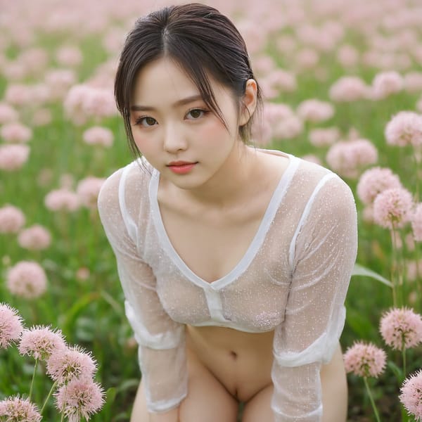 Tags: 21872187, SDXL
{"3": {"inputs": {"seed": 602407464906791, "steps": 32, "cfg": 5.31, "sampler_name": "dpmpp_2m", "scheduler": "karras", "denoise": 1.0, "model": ["27", 0], "positive": ["6", 0], "negative": ["7", 0], "latent_image": ["5", 0]}, "class_type": "KSampler"}, "4": {"inputs": {"ckpt_name": "juggernautxl.safetensors"}, "class_type": "CheckpointLoaderSimple"}, "5": {"inputs": {"width": 1024, "height": 1024, "batch_size": 1}, "class_type": "EmptyLatentImage"}, "6": {"inputs": {"text": "18 year old girl, (japanese:0.99), (double eyelids:1.04), (slim:1.11), (cute:1.14), (eyelashes:1.07), (detailed face:1.08), (seductive pose:1.06), (blush:1.01), (beautiful eyes:0.97), (pale skin:1.01), (seductive facial expression:1.04), (temptress:0.99), (idol:1.08), (sexy lips:1.09), (perky ass:0.97), (exposed ass:1.12), (looking back:1.03), (sexy ass:1.05), (thigh gap:1.09), wearing (translucent clothes:1.02) on a flower field, (detailed skin:1.07), (candid cinema:1.06), (textured skin:1.06), (natural looking skin:1.01), (RAW:1.08), (film:1.04), (skin fuzz:1.07), (portra:1.06), (soft lighting:1.03)", "clip": ["27", 1]}, "class_type": "CLIPTextEncode"}, "7": {"inputs": {"text": "(distorted:1.10), (bad hands:1.11), (worst quality:1.07), (low resolution:1.06), (open mouth:1.09), (twisted:1.11), (watermark:1.08)", "clip": ["27", 1]}, "class_type": "CLIPTextEncode"}, "8": {"inputs": {"samples": ["3", 0], "vae": ["4", 2]}, "class_type": "VAEDecode"}, "25": {"inputs": {"lora_name": "nudify_xl.safetensors", "strength_model": 0.26, "strength_clip": 0.23, "model": ["4", 0], "clip": ["4", 1]}, "class_type": "LoraLoader"}, "26": {"inputs": {"lora_name": "shirtlift_SDXL_v2.safetensors", "strength_model": 0.12, "strength_clip": 0.19, "model": ["25", 0], "clip": ["25", 1]}, "class_type": "LoraLoader"}, "27": {"inputs": {"lora_name": "PerfectEyesXL.safetensors", "strength_model": 0.12, "strength_clip": 0.01, "model": ["26", 0], "clip": ["26", 1]}, "class_type": "LoraLoader"}, "30": {"inputs": {"model_name": "4x_NMKD-Superscale-SP_178000_G.pth"}, "class_type": "UpscaleModelLoader"}, "31": {"inputs": {"upscale_model": ["30", 0], "image": ["8", 0]}, "class_type": "ImageUpscaleWithModel"}, "32": {"inputs": {"upscale_method": "lanczos", "scale_by": 0.5, "image": ["31", 0]}, "class_type": "ImageScaleBy"}, "33": {"inputs": {"pixels": ["32", 0], "vae": ["4", 2]}, "class_type": "VAEEncode"}, "34": {"inputs": {"seed": 602407464906791, "steps": 32, "cfg": 5.31, "sampler_name": "dpmpp_2m", "scheduler": "karras", "denoise": 0.3, "model": ["27", 0], "positive": ["6", 0], "negative": ["7", 0], "latent_image": ["33", 0]}, "class_type": "KSampler"}, "36": {"inputs": {"samples": ["34", 0], "vae": ["4", 2]}, "class_type": "VAEDecode"}, "39": {"inputs": {"filename_prefix": "comfyapi-1716898415300", "images": ["36", 0]}, "class_type": "SaveImage"}}