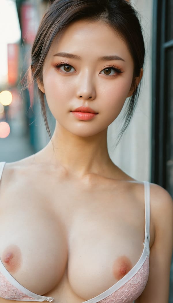 Tags: 21872187, SDXL
{"3": {"inputs": {"seed": 710752081980953, "steps": 32, "cfg": 6.04, "sampler_name": "dpmpp_2m", "scheduler": "karras", "denoise": 1.0, "model": ["27", 0], "positive": ["6", 0], "negative": ["7", 0], "latent_image": ["5", 0]}, "class_type": "KSampler"}, "4": {"inputs": {"ckpt_name": "juggernautxl.safetensors"}, "class_type": "CheckpointLoaderSimple"}, "5": {"inputs": {"width": 768, "height": 1344, "batch_size": 1}, "class_type": "EmptyLatentImage"}, "6": {"inputs": {"text": "24 year old girl, (chinese:1.05), (russian:1.14), (ukrainian:1.01), (blush:1.13), (double eyelids:1.04), (temptress:1.12), (idol:0.96), (seductive facial expression:1.05), (slim:0.98), (pale skin:0.96), (cute:1.06), (detailed face:0.98), (eyelashes:1.09), (sexy lips:1.11), (seductive pose:0.97), (beautiful eyes:1.05), (in a seductive pose:1.05), (large perky breasts:0.98), (cleavage:1.13), (thigh gap:1.07), (white tanktop:1.00), busy street, (natural looking skin:1.00), (candid cinema:1.04), (detailed skin:1.04), (RAW:1.04), (film:1.06), (soft lighting:1.09), (skin fuzz:1.05), (portra:1.02), (textured skin:1.04)", "clip": ["27", 1]}, "class_type": "CLIPTextEncode"}, "7": {"inputs": {"text": "(open mouth:1.06), (watermark:1.11), (twisted:1.14), (distorted:1.10), (worst quality:1.08), (low resolution:1.11), (bad hands:1.08)", "clip": ["27", 1]}, "class_type": "CLIPTextEncode"}, "8": {"inputs": {"samples": ["3", 0], "vae": ["4", 2]}, "class_type": "VAEDecode"}, "25": {"inputs": {"lora_name": "nudify_xl.safetensors", "strength_model": 0.1, "strength_clip": 0.21, "model": ["4", 0], "clip": ["4", 1]}, "class_type": "LoraLoader"}, "26": {"inputs": {"lora_name": "shirtlift_SDXL_v2.safetensors", "strength_model": 0.14, "strength_clip": 0.0, "model": ["25", 0], "clip": ["25", 1]}, "class_type": "LoraLoader"}, "27": {"inputs": {"lora_name": "PerfectEyesXL.safetensors", "strength_model": 0.19, "strength_clip": 0.17, "model": ["26", 0], "clip": ["26", 1]}, "class_type": "LoraLoader"}, "30": {"inputs": {"model_name": "4x_NMKD-Superscale-SP_178000_G.pth"}, "class_type": "UpscaleModelLoader"}, "31": {"inputs": {"upscale_model": ["30", 0], "image": ["8", 0]}, "class_type": "ImageUpscaleWithModel"}, "32": {"inputs": {"upscale_method": "lanczos", "scale_by": 0.5, "image": ["31", 0]}, "class_type": "ImageScaleBy"}, "33": {"inputs": {"pixels": ["32", 0], "vae": ["4", 2]}, "class_type": "VAEEncode"}, "34": {"inputs": {"seed": 710752081980953, "steps": 32, "cfg": 6.04, "sampler_name": "dpmpp_2m", "scheduler": "karras", "denoise": 0.3, "model": ["27", 0], "positive": ["6", 0], "negative": ["7", 0], "latent_image": ["33", 0]}, "class_type": "KSampler"}, "36": {"inputs": {"samples": ["34", 0], "vae": ["4", 2]}, "class_type": "VAEDecode"}, "39": {"inputs": {"filename_prefix": "comfyapi-1713291757265", "images": ["36", 0]}, "class_type": "SaveImage"}}