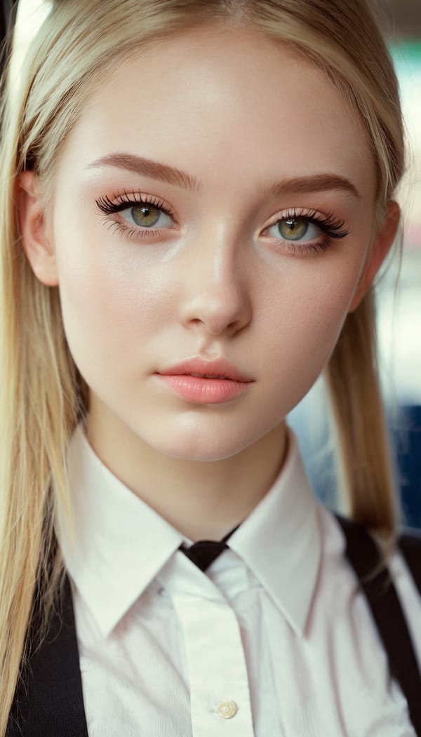 Tags: 21872187, SDXL
{"3": {"inputs": {"seed": 842995648590142, "steps": 64, "cfg": 7.72, "sampler_name": "dpmpp_2m", "scheduler": "karras", "denoise": 1.0, "model": ["27", 0], "positive": ["6", 0], "negative": ["7", 0], "latent_image": ["5", 0]}, "class_type": "KSampler"}, "4": {"inputs": {"ckpt_name": "juggernautxl.safetensors"}, "class_type": "CheckpointLoaderSimple"}, "5": {"inputs": {"width": 768, "height": 1344, "batch_size": 1}, "class_type": "EmptyLatentImage"}, "6": {"inputs": {"text": "20 year old girl, (slim:0.99), (seductive facial expression:1.06), (temptress:1.08), (blush:1.00), (cute:1.01), (beautiful eyes:0.97), (pale skin:1.07), (detailed face:1.08), (seductive pose:1.09), (eyelashes:1.08), (sexy lips:1.14), (perky ass:1.14), (exposed ass:0.99), (looking back:1.02), (sexy ass:1.06), (thigh gap:1.09), (school uniform:0.97), choker, busy street, (textured skin:1.05), (skin fuzz:1.04), (detailed skin:1.08), (portra:1.02), (candid cinema:1.01), (film:1.06), (natural looking skin:1.01), (RAW:1.05), (soft lighting:1.01)", "clip": ["27", 1]}, "class_type": "CLIPTextEncode"}, "7": {"inputs": {"text": "(watermark:1.09), (twisted:1.14), (distorted:1.12), (open mouth:1.09), (low resolution:1.05), (worst quality:1.14), (bad hands:1.11)", "clip": ["27", 1]}, "class_type": "CLIPTextEncode"}, "8": {"inputs": {"samples": ["3", 0], "vae": ["4", 2]}, "class_type": "VAEDecode"}, "25": {"inputs": {"lora_name": "nudify_xl.safetensors", "strength_model": 0.37, "strength_clip": 0.0, "model": ["4", 0], "clip": ["4", 1]}, "class_type": "LoraLoader"}, "26": {"inputs": {"lora_name": "shirtlift_SDXL_v2.safetensors", "strength_model": 0.08, "strength_clip": 0.09, "model": ["25", 0], "clip": ["25", 1]}, "class_type": "LoraLoader"}, "27": {"inputs": {"lora_name": "PerfectEyesXL.safetensors", "strength_model": 0.07, "strength_clip": 0.19, "model": ["26", 0], "clip": ["26", 1]}, "class_type": "LoraLoader"}, "30": {"inputs": {"model_name": "4x_NMKD-Superscale-SP_178000_G.pth"}, "class_type": "UpscaleModelLoader"}, "31": {"inputs": {"upscale_model": ["30", 0], "image": ["8", 0]}, "class_type": "ImageUpscaleWithModel"}, "32": {"inputs": {"upscale_method": "lanczos", "scale_by": 0.5, "image": ["31", 0]}, "class_type": "ImageScaleBy"}, "33": {"inputs": {"pixels": ["32", 0], "vae": ["4", 2]}, "class_type": "VAEEncode"}, "34": {"inputs": {"seed": 842995648590142, "steps": 64, "cfg": 7.72, "sampler_name": "dpmpp_2m", "scheduler": "karras", "denoise": 0.3, "model": ["27", 0], "positive": ["6", 0], "negative": ["7", 0], "latent_image": ["33", 0]}, "class_type": "KSampler"}, "36": {"inputs": {"samples": ["34", 0], "vae": ["4", 2]}, "class_type": "VAEDecode"}, "39": {"inputs": {"filename_prefix": "comfyapi-1713547529289", "images": ["36", 0]}, "class_type": "SaveImage"}}