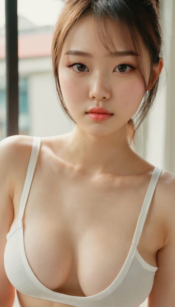 Tags: 21872187, SDXL
{"3": {"inputs": {"seed": 152485660223234, "steps": 32, "cfg": 5.74, "sampler_name": "dpmpp_2m", "scheduler": "karras", "denoise": 1.0, "model": ["27", 0], "positive": ["6", 0], "negative": ["7", 0], "latent_image": ["5", 0]}, "class_type": "KSampler"}, "4": {"inputs": {"ckpt_name": "juggernautxl.safetensors"}, "class_type": "CheckpointLoaderSimple"}, "5": {"inputs": {"width": 768, "height": 1344, "batch_size": 1}, "class_type": "EmptyLatentImage"}, "6": {"inputs": {"text": "21 year old girl, (chinese:1.10), (russian:1.02), (sexy lips:1.14), (temptress:1.07), (seductive pose:1.01), (cute:1.11), (blush:1.03), (pale skin:0.99), (seductive facial expression:1.08), (detailed face:0.99), (eyelashes:1.03), (slim:0.95), (beautiful eyes:1.09), (idol:1.07), (on all fours:1.01), (spreading ass cheeks:0.98), (from behind:0.95), (backboob:1.04), (white tanktop:1.14), busy street, (natural looking skin:1.08), (RAW:1.06), (candid cinema:1.07), (textured skin:1.04), (skin fuzz:1.06), (soft lighting:1.00), (detailed skin:1.01), (portra:1.03), (film:1.08)", "clip": ["27", 1]}, "class_type": "CLIPTextEncode"}, "7": {"inputs": {"text": "(low resolution:1.12), (distorted:1.05), (worst quality:1.10), (bad hands:1.13), (twisted:1.11), (watermark:1.07), (open mouth:1.12)", "clip": ["27", 1]}, "class_type": "CLIPTextEncode"}, "8": {"inputs": {"samples": ["3", 0], "vae": ["4", 2]}, "class_type": "VAEDecode"}, "25": {"inputs": {"lora_name": "nudify_xl.safetensors", "strength_model": 0.18, "strength_clip": 0.02, "model": ["4", 0], "clip": ["4", 1]}, "class_type": "LoraLoader"}, "26": {"inputs": {"lora_name": "shirtlift_SDXL_v2.safetensors", "strength_model": 0.01, "strength_clip": 0.1, "model": ["25", 0], "clip": ["25", 1]}, "class_type": "LoraLoader"}, "27": {"inputs": {"lora_name": "PerfectEyesXL.safetensors", "strength_model": 0.15, "strength_clip": 0.03, "model": ["26", 0], "clip": ["26", 1]}, "class_type": "LoraLoader"}, "30": {"inputs": {"model_name": "4x_NMKD-Superscale-SP_178000_G.pth"}, "class_type": "UpscaleModelLoader"}, "31": {"inputs": {"upscale_model": ["30", 0], "image": ["8", 0]}, "class_type": "ImageUpscaleWithModel"}, "32": {"inputs": {"upscale_method": "lanczos", "scale_by": 0.5, "image": ["31", 0]}, "class_type": "ImageScaleBy"}, "33": {"inputs": {"pixels": ["32", 0], "vae": ["4", 2]}, "class_type": "VAEEncode"}, "34": {"inputs": {"seed": 152485660223234, "steps": 32, "cfg": 5.74, "sampler_name": "dpmpp_2m", "scheduler": "karras", "denoise": 0.3, "model": ["27", 0], "positive": ["6", 0], "negative": ["7", 0], "latent_image": ["33", 0]}, "class_type": "KSampler"}, "36": {"inputs": {"samples": ["34", 0], "vae": ["4", 2]}, "class_type": "VAEDecode"}, "39": {"inputs": {"filename_prefix": "comfyapi-1713474362513", "images": ["36", 0]}, "class_type": "SaveImage"}}