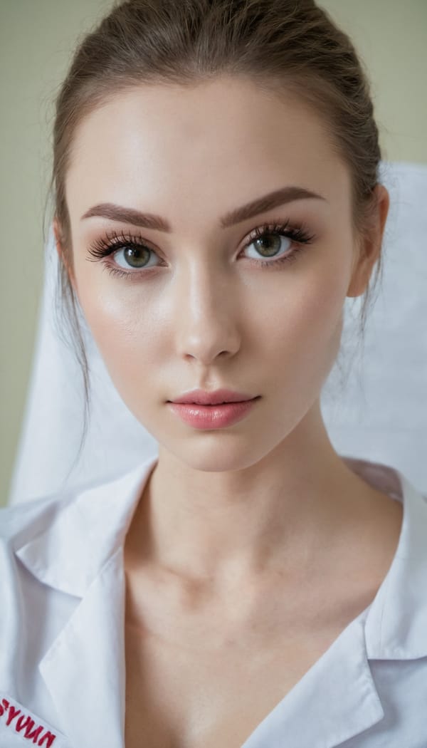 Tags: 21872187, SDXL
{"3": {"inputs": {"seed": 149208050047198, "steps": 32, "cfg": 5.47, "sampler_name": "dpmpp_2m", "scheduler": "karras", "denoise": 1.0, "model": ["27", 0], "positive": ["6", 0], "negative": ["7", 0], "latent_image": ["5", 0]}, "class_type": "KSampler"}, "4": {"inputs": {"ckpt_name": "juggernautXL_v7Rundiffusion.safetensors"}, "class_type": "CheckpointLoaderSimple"}, "5": {"inputs": {"width": 768, "height": 1344, "batch_size": 1}, "class_type": "EmptyLatentImage"}, "6": {"inputs": {"text": "22 year old girl, (ukrainian:1.00), (seductive pose:1.00), (seductive facial expression:1.04), (temptress:0.95), (idol:1.14), (slim:0.96), (cute:1.07), (double eyelids:1.14), (detailed face:1.12), (eyelashes:1.12), (sexy lips:0.98), (pale skin:1.14), (beautiful eyes:0.96), (blush:0.96), (in a seductive pose:1.07), (large perky breasts:0.98), (cleavage:1.00), (thigh gap:1.10), (nurse in uniform:0.99) working in a hospital ward, (candid cinema:1.08), (film:1.05), (detailed skin:1.01), (textured skin:1.04), (soft lighting:1.00), (skin fuzz:1.08), (natural looking skin:1.08), (RAW:1.07), (portra:1.00)", "clip": ["27", 1]}, "class_type": "CLIPTextEncode"}, "7": {"inputs": {"text": "(low resolution:1.12), (worst quality:1.10), (open mouth:1.12), (bad hands:1.11), (distorted:1.05), (twisted:1.09), (watermark:1.08)", "clip": ["27", 1]}, "class_type": "CLIPTextEncode"}, "8": {"inputs": {"samples": ["3", 0], "vae": ["4", 2]}, "class_type": "VAEDecode"}, "25": {"inputs": {"lora_name": "nudify_xl.safetensors", "strength_model": 0.3, "strength_clip": 0.13, "model": ["4", 0], "clip": ["4", 1]}, "class_type": "LoraLoader"}, "26": {"inputs": {"lora_name": "shirtlift_SDXL_v2.safetensors", "strength_model": 0.02, "strength_clip": 0.04, "model": ["25", 0], "clip": ["25", 1]}, "class_type": "LoraLoader"}, "27": {"inputs": {"lora_name": "PerfectEyesXL.safetensors", "strength_model": 0.0, "strength_clip": 0.14, "model": ["26", 0], "clip": ["26", 1]}, "class_type": "LoraLoader"}, "30": {"inputs": {"model_name": "4x_NMKD-Superscale-SP_178000_G.pth"}, "class_type": "UpscaleModelLoader"}, "31": {"inputs": {"upscale_model": ["30", 0], "image": ["8", 0]}, "class_type": "ImageUpscaleWithModel"}, "32": {"inputs": {"upscale_method": "lanczos", "scale_by": 0.5, "image": ["31", 0]}, "class_type": "ImageScaleBy"}, "33": {"inputs": {"pixels": ["32", 0], "vae": ["4", 2]}, "class_type": "VAEEncode"}, "34": {"inputs": {"seed": 149208050047198, "steps": 32, "cfg": 5.47, "sampler_name": "dpmpp_2m", "scheduler": "karras", "denoise": 0.3, "model": ["27", 0], "positive": ["6", 0], "negative": ["7", 0], "latent_image": ["33", 0]}, "class_type": "KSampler"}, "36": {"inputs": {"samples": ["34", 0], "vae": ["4", 2]}, "class_type": "VAEDecode"}, "39": {"inputs": {"filename_prefix": "comfyapi-1705366912046", "images": ["36", 0]}, "class_type": "SaveImage"}}