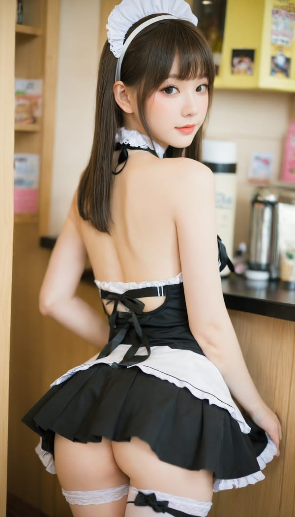 Tags: 21872187, SDXL
{"3": {"inputs": {"seed": 151344985871284, "steps": 32, "cfg": 5.13, "sampler_name": "dpmpp_2m", "scheduler": "karras", "denoise": 1.0, "model": ["27", 0], "positive": ["6", 0], "negative": ["7", 0], "latent_image": ["5", 0]}, "class_type": "KSampler"}, "4": {"inputs": {"ckpt_name": "helloworldxl.safetensors"}, "class_type": "CheckpointLoaderSimple"}, "5": {"inputs": {"width": 768, "height": 1344, "batch_size": 1}, "class_type": "EmptyLatentImage"}, "6": {"inputs": {"text": "22 year old girl, (sexy lips:1.11), (seductive facial expression:1.14), (double eyelids:1.12), (blush:0.95), (slim:0.99), (beautiful eyes:0.97), (seductive pose:1.11), (pale skin:1.05), (temptress:0.98), (eyelashes:1.07), (cute:1.01), (idol:0.97), (detailed face:1.00), (perky ass:1.11), (exposed ass:1.08), (looking back:1.00), (sexy ass:1.10), (thigh gap:1.05), in a (skimpy maid costume:1.00) working at a maid cafe, choker, bowtie, headband, pleated skirt, (RAW:1.08), (detailed skin:1.01), (candid cinema:1.08), (film:1.08), (portra:1.06), (skin fuzz:1.00), (textured skin:1.03), (natural looking skin:1.08), (soft lighting:1.05)", "clip": ["27", 1]}, "class_type": "CLIPTextEncode"}, "7": {"inputs": {"text": "(twisted:1.14), (bad hands:1.07), (open mouth:1.14), (distorted:1.14), (watermark:1.10), (low resolution:1.07), (worst quality:1.05)", "clip": ["27", 1]}, "class_type": "CLIPTextEncode"}, "8": {"inputs": {"samples": ["3", 0], "vae": ["4", 2]}, "class_type": "VAEDecode"}, "25": {"inputs": {"lora_name": "nudify_xl.safetensors", "strength_model": 0.12, "strength_clip": 0.0, "model": ["4", 0], "clip": ["4", 1]}, "class_type": "LoraLoader"}, "26": {"inputs": {"lora_name": "shirtlift_SDXL_v2.safetensors", "strength_model": 0.0, "strength_clip": 0.01, "model": ["25", 0], "clip": ["25", 1]}, "class_type": "LoraLoader"}, "27": {"inputs": {"lora_name": "PerfectEyesXL.safetensors", "strength_model": 0.11, "strength_clip": 0.1, "model": ["26", 0], "clip": ["26", 1]}, "class_type": "LoraLoader"}, "30": {"inputs": {"model_name": "4x_NMKD-Superscale-SP_178000_G.pth"}, "class_type": "UpscaleModelLoader"}, "31": {"inputs": {"upscale_model": ["30", 0], "image": ["8", 0]}, "class_type": "ImageUpscaleWithModel"}, "32": {"inputs": {"upscale_method": "lanczos", "scale_by": 0.5, "image": ["31", 0]}, "class_type": "ImageScaleBy"}, "33": {"inputs": {"pixels": ["32", 0], "vae": ["4", 2]}, "class_type": "VAEEncode"}, "34": {"inputs": {"seed": 151344985871284, "steps": 32, "cfg": 5.13, "sampler_name": "dpmpp_2m", "scheduler": "karras", "denoise": 0.3, "model": ["27", 0], "positive": ["6", 0], "negative": ["7", 0], "latent_image": ["33", 0]}, "class_type": "KSampler"}, "36": {"inputs": {"samples": ["34", 0], "vae": ["4", 2]}, "class_type": "VAEDecode"}, "39": {"inputs": {"filename_prefix": "comfyapi-1716846433440", "images": ["36", 0]}, "class_type": "SaveImage"}}