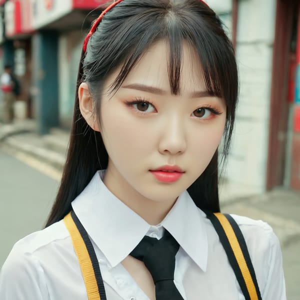 Tags: 21872187, SDXL
{"3": {"inputs": {"seed": 695081032376833, "steps": 64, "cfg": 5.59, "sampler_name": "dpmpp_2m", "scheduler": "karras", "denoise": 1.0, "model": ["27", 0], "positive": ["6", 0], "negative": ["7", 0], "latent_image": ["5", 0]}, "class_type": "KSampler"}, "4": {"inputs": {"ckpt_name": "juggernautxl.safetensors"}, "class_type": "CheckpointLoaderSimple"}, "5": {"inputs": {"width": 1024, "height": 1024, "batch_size": 1}, "class_type": "EmptyLatentImage"}, "6": {"inputs": {"text": "23 year old girl, (korean:0.95), (ukrainian:1.13), (japanese:1.13), (pale skin:1.13), (detailed face:1.00), (idol:1.12), (double eyelids:1.14), (beautiful eyes:1.01), (sexy lips:1.14), (temptress:1.01), (seductive facial expression:1.05), (seductive pose:1.14), (slim:1.05), (eyelashes:0.98), (cute:1.07), (on all fours:1.12), (spreading ass cheeks:1.02), (from behind:0.98), (backboob:1.03), (school uniform:1.05), choker, busy street, (skin fuzz:1.06), (film:1.07), (candid cinema:1.06), (portra:1.01), (natural looking skin:1.06), (textured skin:1.04), (soft lighting:1.06), (RAW:1.03), (detailed skin:1.00)", "clip": ["27", 1]}, "class_type": "CLIPTextEncode"}, "7": {"inputs": {"text": "(bad hands:1.14), (worst quality:1.13), (distorted:1.05), (low resolution:1.07), (twisted:1.14), (watermark:1.05), (open mouth:1.06)", "clip": ["27", 1]}, "class_type": "CLIPTextEncode"}, "8": {"inputs": {"samples": ["3", 0], "vae": ["4", 2]}, "class_type": "VAEDecode"}, "25": {"inputs": {"lora_name": "nudify_xl.safetensors", "strength_model": 0.32, "strength_clip": 0.37, "model": ["4", 0], "clip": ["4", 1]}, "class_type": "LoraLoader"}, "26": {"inputs": {"lora_name": "shirtlift_SDXL_v2.safetensors", "strength_model": 0.12, "strength_clip": 0.19, "model": ["25", 0], "clip": ["25", 1]}, "class_type": "LoraLoader"}, "27": {"inputs": {"lora_name": "PerfectEyesXL.safetensors", "strength_model": 0.18, "strength_clip": 0.02, "model": ["26", 0], "clip": ["26", 1]}, "class_type": "LoraLoader"}, "30": {"inputs": {"model_name": "4x_NMKD-Superscale-SP_178000_G.pth"}, "class_type": "UpscaleModelLoader"}, "31": {"inputs": {"upscale_model": ["30", 0], "image": ["8", 0]}, "class_type": "ImageUpscaleWithModel"}, "32": {"inputs": {"upscale_method": "lanczos", "scale_by": 0.5, "image": ["31", 0]}, "class_type": "ImageScaleBy"}, "33": {"inputs": {"pixels": ["32", 0], "vae": ["4", 2]}, "class_type": "VAEEncode"}, "34": {"inputs": {"seed": 695081032376833, "steps": 64, "cfg": 5.59, "sampler_name": "dpmpp_2m", "scheduler": "karras", "denoise": 0.3, "model": ["27", 0], "positive": ["6", 0], "negative": ["7", 0], "latent_image": ["33", 0]}, "class_type": "KSampler"}, "36": {"inputs": {"samples": ["34", 0], "vae": ["4", 2]}, "class_type": "VAEDecode"}, "39": {"inputs": {"filename_prefix": "comfyapi-1731499974815", "images": ["36", 0]}, "class_type": "SaveImage"}}