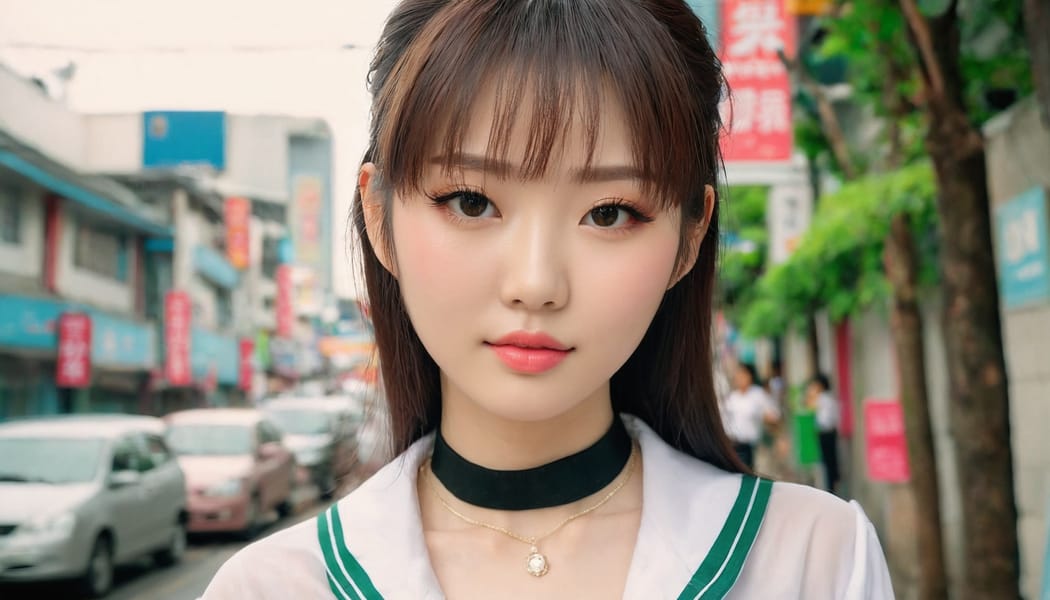 Tags: 21872187, SDXL
{"3": {"inputs": {"seed": 161053294864007, "steps": 64, "cfg": 5.89, "sampler_name": "dpmpp_2m", "scheduler": "karras", "denoise": 1.0, "model": ["27", 0], "positive": ["6", 0], "negative": ["7", 0], "latent_image": ["5", 0]}, "class_type": "KSampler"}, "4": {"inputs": {"ckpt_name": "juggernautxl.safetensors"}, "class_type": "CheckpointLoaderSimple"}, "5": {"inputs": {"width": 1344, "height": 768, "batch_size": 1}, "class_type": "EmptyLatentImage"}, "6": {"inputs": {"text": "25 year old girl, (taiwanese:1.10), (irish:1.04), (double eyelids:1.13), (pale skin:1.12), (blush:1.14), (eyelashes:1.08), (slim:1.03), (cute:1.03), (temptress:0.98), (seductive pose:0.99), (sexy lips:1.12), (detailed face:1.00), (idol:1.01), (seductive facial expression:1.07), (beautiful eyes:1.01), (in a seductive pose:1.06), (large perky breasts:1.04), (cleavage:0.98), (thigh gap:1.06), (school uniform:0.96), choker, busy street, (soft lighting:1.09), (skin fuzz:1.04), (candid cinema:1.07), (natural looking skin:1.02), (film:1.04), (portra:1.06), (RAW:1.02), (textured skin:1.04), (detailed skin:1.04)", "clip": ["27", 1]}, "class_type": "CLIPTextEncode"}, "7": {"inputs": {"text": "(twisted:1.05), (low resolution:1.13), (watermark:1.06), (worst quality:1.12), (distorted:1.05), (bad hands:1.11), (open mouth:1.14)", "clip": ["27", 1]}, "class_type": "CLIPTextEncode"}, "8": {"inputs": {"samples": ["3", 0], "vae": ["4", 2]}, "class_type": "VAEDecode"}, "25": {"inputs": {"lora_name": "nudify_xl.safetensors", "strength_model": 0.25, "strength_clip": 0.02, "model": ["4", 0], "clip": ["4", 1]}, "class_type": "LoraLoader"}, "26": {"inputs": {"lora_name": "shirtlift_SDXL_v2.safetensors", "strength_model": 0.0, "strength_clip": 0.11, "model": ["25", 0], "clip": ["25", 1]}, "class_type": "LoraLoader"}, "27": {"inputs": {"lora_name": "PerfectEyesXL.safetensors", "strength_model": 0.03, "strength_clip": 0.03, "model": ["26", 0], "clip": ["26", 1]}, "class_type": "LoraLoader"}, "30": {"inputs": {"model_name": "4x_NMKD-Superscale-SP_178000_G.pth"}, "class_type": "UpscaleModelLoader"}, "31": {"inputs": {"upscale_model": ["30", 0], "image": ["8", 0]}, "class_type": "ImageUpscaleWithModel"}, "32": {"inputs": {"upscale_method": "lanczos", "scale_by": 0.5, "image": ["31", 0]}, "class_type": "ImageScaleBy"}, "33": {"inputs": {"pixels": ["32", 0], "vae": ["4", 2]}, "class_type": "VAEEncode"}, "34": {"inputs": {"seed": 161053294864007, "steps": 64, "cfg": 5.89, "sampler_name": "dpmpp_2m", "scheduler": "karras", "denoise": 0.3, "model": ["27", 0], "positive": ["6", 0], "negative": ["7", 0], "latent_image": ["33", 0]}, "class_type": "KSampler"}, "36": {"inputs": {"samples": ["34", 0], "vae": ["4", 2]}, "class_type": "VAEDecode"}, "39": {"inputs": {"filename_prefix": "comfyapi-1715886229901", "images": ["36", 0]}, "class_type": "SaveImage"}}