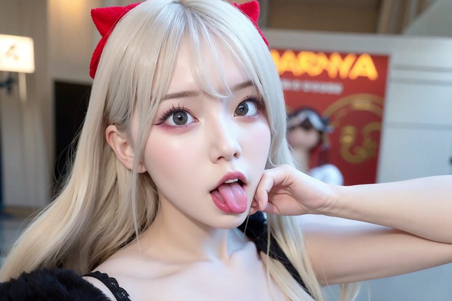Tags: 21872187
<lora:mix4:0.32>, <lora:JapaneseDollLikeness_v15:0.65>, (russian:0.99), (cosplay:0.92), cosplay exhibition, comiket, posing for camera, <lora:ahegao-x-v4:0.49>, ahegao face, pleasure, extremely detailed eyes, extremely detailed face, cute, (photorealistic:1.09), sexy lips, seductive smile, pale skin, perky breasts, full body portrait, 4K, RAW, best quality, tall, (stunningly attractive:1.16), (dramatic:0.93)
Negative prompt: sketches, paintings, fat, (worst quality:2.14)
Steps: 32, Sampler: DPM++ 2M Karras, CFG scale: 5.24, Seed: 4284843701, Size: 768x512, Model hash: fc2511737a, Model: chilloutmix_NiPrunedFp32Fix, Seed resize from: -1x-1, Denoising strength: 0.35, Version: v1.2.1, Hires upscale: 3.0, Hires steps: 16, Hires upscaler: ESRGAN_4x