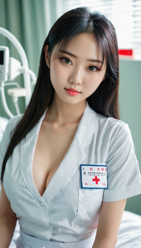 Tags: 21872187, SDXL
{"3": {"inputs": {"seed": 395630637433715, "steps": 64, "cfg": 7.47, "sampler_name": "dpmpp_2m", "scheduler": "karras", "denoise": 1.0, "model": ["27", 0], "positive": ["6", 0], "negative": ["7", 0], "latent_image": ["5", 0]}, "class_type": "KSampler"}, "4": {"inputs": {"ckpt_name": "juggernautxl.safetensors"}, "class_type": "CheckpointLoaderSimple"}, "5": {"inputs": {"width": 768, "height": 1344, "batch_size": 1}, "class_type": "EmptyLatentImage"}, "6": {"inputs": {"text": "24 year old girl, (chinese:0.96), (japanese:0.96), (idol:0.98), (slim:1.12), (beautiful eyes:1.03), (double eyelids:0.98), (seductive pose:1.07), (seductive facial expression:1.13), (sexy lips:1.11), (pale skin:0.97), (detailed face:1.08), (temptress:0.97), (cute:0.99), (eyelashes:1.13), (in a seductive pose:1.08), (large perky breasts:0.98), (cleavage:1.02), (thigh gap:1.00), (nurse in uniform:1.10) working in a hospital ward, (portra:1.02), (film:1.00), (textured skin:1.02), (candid cinema:1.04), (soft lighting:1.05), (RAW:1.08), (detailed skin:1.08), (skin fuzz:1.04), (natural looking skin:1.05)", "clip": ["27", 1]}, "class_type": "CLIPTextEncode"}, "7": {"inputs": {"text": "(distorted:1.08), (bad hands:1.08), (open mouth:1.10), (watermark:1.09), (worst quality:1.13), (twisted:1.13), (low resolution:1.14)", "clip": ["27", 1]}, "class_type": "CLIPTextEncode"}, "8": {"inputs": {"samples": ["3", 0], "vae": ["4", 2]}, "class_type": "VAEDecode"}, "25": {"inputs": {"lora_name": "nudify_xl.safetensors", "strength_model": 0.19, "strength_clip": 0.08, "model": ["4", 0], "clip": ["4", 1]}, "class_type": "LoraLoader"}, "26": {"inputs": {"lora_name": "shirtlift_SDXL_v2.safetensors", "strength_model": 0.04, "strength_clip": 0.06, "model": ["25", 0], "clip": ["25", 1]}, "class_type": "LoraLoader"}, "27": {"inputs": {"lora_name": "PerfectEyesXL.safetensors", "strength_model": 0.09, "strength_clip": 0.05, "model": ["26", 0], "clip": ["26", 1]}, "class_type": "LoraLoader"}, "30": {"inputs": {"model_name": "4x_NMKD-Superscale-SP_178000_G.pth"}, "class_type": "UpscaleModelLoader"}, "31": {"inputs": {"upscale_model": ["30", 0], "image": ["8", 0]}, "class_type": "ImageUpscaleWithModel"}, "32": {"inputs": {"upscale_method": "lanczos", "scale_by": 0.5, "image": ["31", 0]}, "class_type": "ImageScaleBy"}, "33": {"inputs": {"pixels": ["32", 0], "vae": ["4", 2]}, "class_type": "VAEEncode"}, "34": {"inputs": {"seed": 395630637433715, "steps": 64, "cfg": 7.47, "sampler_name": "dpmpp_2m", "scheduler": "karras", "denoise": 0.3, "model": ["27", 0], "positive": ["6", 0], "negative": ["7", 0], "latent_image": ["33", 0]}, "class_type": "KSampler"}, "36": {"inputs": {"samples": ["34", 0], "vae": ["4", 2]}, "class_type": "VAEDecode"}, "39": {"inputs": {"filename_prefix": "comfyapi-1723811218783", "images": ["36", 0]}, "class_type": "SaveImage"}}