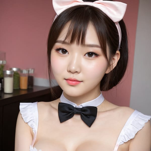 Tags: 21872187, SDXL
{"3": {"inputs": {"seed": 392487260481116, "steps": 64, "cfg": 6.63, "sampler_name": "dpmpp_2m", "scheduler": "karras", "denoise": 1.0, "model": ["27", 0], "positive": ["6", 0], "negative": ["7", 0], "latent_image": ["5", 0]}, "class_type": "KSampler"}, "4": {"inputs": {"ckpt_name": "juggernautXL_v8Rundiffusion.safetensors"}, "class_type": "CheckpointLoaderSimple"}, "5": {"inputs": {"width": 1024, "height": 1024, "batch_size": 1}, "class_type": "EmptyLatentImage"}, "6": {"inputs": {"text": "22 year old girl, (korean:0.96), (russian:1.02), (sexy lips:1.06), (idol:1.12), (detailed face:1.04), (beautiful eyes:0.96), (eyelashes:1.09), (slim:1.12), (double eyelids:1.04), (cute:0.96), (seductive facial expression:1.07), (temptress:1.09), (seductive pose:0.99), (pale skin:1.13), (blush:1.12), (on all fours:1.12), (spreading ass cheeks:0.97), (from behind:0.96), (backboob:1.07), in a (skimpy maid costume:1.01) working at a maid cafe, choker, bowtie, headband, pleated skirt, (skin fuzz:1.06), (RAW:1.08), (natural looking skin:1.05), (portra:1.01), (soft lighting:1.05), (film:1.04), (candid cinema:1.08), (detailed skin:1.03), (textured skin:1.09)", "clip": ["27", 1]}, "class_type": "CLIPTextEncode"}, "7": {"inputs": {"text": "(twisted:1.10), (open mouth:1.11), (distorted:1.10), (low resolution:1.12), (watermark:1.14), (bad hands:1.09), (worst quality:1.13)", "clip": ["27", 1]}, "class_type": "CLIPTextEncode"}, "8": {"inputs": {"samples": ["3", 0], "vae": ["4", 2]}, "class_type": "VAEDecode"}, "25": {"inputs": {"lora_name": "nudify_xl.safetensors", "strength_model": 0.18, "strength_clip": 0.04, "model": ["4", 0], "clip": ["4", 1]}, "class_type": "LoraLoader"}, "26": {"inputs": {"lora_name": "shirtlift_SDXL_v2.safetensors", "strength_model": 0.19, "strength_clip": 0.16, "model": ["25", 0], "clip": ["25", 1]}, "class_type": "LoraLoader"}, "27": {"inputs": {"lora_name": "PerfectEyesXL.safetensors", "strength_model": 0.04, "strength_clip": 0.11, "model": ["26", 0], "clip": ["26", 1]}, "class_type": "LoraLoader"}, "30": {"inputs": {"model_name": "4x_NMKD-Superscale-SP_178000_G.pth"}, "class_type": "UpscaleModelLoader"}, "31": {"inputs": {"upscale_model": ["30", 0], "image": ["8", 0]}, "class_type": "ImageUpscaleWithModel"}, "32": {"inputs": {"upscale_method": "lanczos", "scale_by": 0.5, "image": ["31", 0]}, "class_type": "ImageScaleBy"}, "33": {"inputs": {"pixels": ["32", 0], "vae": ["4", 2]}, "class_type": "VAEEncode"}, "34": {"inputs": {"seed": 392487260481116, "steps": 64, "cfg": 6.63, "sampler_name": "dpmpp_2m", "scheduler": "karras", "denoise": 0.3, "model": ["27", 0], "positive": ["6", 0], "negative": ["7", 0], "latent_image": ["33", 0]}, "class_type": "KSampler"}, "36": {"inputs": {"samples": ["34", 0], "vae": ["4", 2]}, "class_type": "VAEDecode"}, "39": {"inputs": {"filename_prefix": "comfyapi-1707905318775", "images": ["36", 0]}, "class_type": "SaveImage"}}