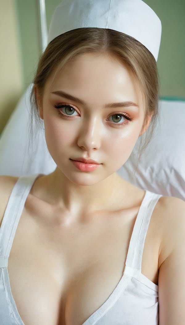 Tags: 21872187, SDXL
{"3": {"inputs": {"seed": 228240635621247, "steps": 64, "cfg": 7.03, "sampler_name": "dpmpp_2m", "scheduler": "karras", "denoise": 1.0, "model": ["27", 0], "positive": ["6", 0], "negative": ["7", 0], "latent_image": ["5", 0]}, "class_type": "KSampler"}, "4": {"inputs": {"ckpt_name": "juggernautxl.safetensors"}, "class_type": "CheckpointLoaderSimple"}, "5": {"inputs": {"width": 768, "height": 1344, "batch_size": 1}, "class_type": "EmptyLatentImage"}, "6": {"inputs": {"text": "21 year old girl, (russian:1.11), (cute:0.99), (double eyelids:1.12), (detailed face:1.00), (eyelashes:0.95), (blush:1.09), (seductive pose:0.96), (seductive facial expression:0.99), (temptress:1.02), (sexy lips:0.95), (pale skin:0.95), (idol:1.13), (beautiful eyes:0.96), (slim:1.13), (in a seductive pose:1.08), (large perky breasts:1.00), (cleavage:0.96), (thigh gap:0.95), (nurse in uniform:1.00) working in a hospital ward, (RAW:1.09), (detailed skin:1.02), (natural looking skin:1.09), (film:1.05), (skin fuzz:1.00), (textured skin:1.03), (portra:1.02), (candid cinema:1.06), (soft lighting:1.06)", "clip": ["27", 1]}, "class_type": "CLIPTextEncode"}, "7": {"inputs": {"text": "(open mouth:1.10), (low resolution:1.07), (twisted:1.07), (bad hands:1.14), (worst quality:1.09), (distorted:1.05), (watermark:1.05)", "clip": ["27", 1]}, "class_type": "CLIPTextEncode"}, "8": {"inputs": {"samples": ["3", 0], "vae": ["4", 2]}, "class_type": "VAEDecode"}, "25": {"inputs": {"lora_name": "nudify_xl.safetensors", "strength_model": 0.05, "strength_clip": 0.17, "model": ["4", 0], "clip": ["4", 1]}, "class_type": "LoraLoader"}, "26": {"inputs": {"lora_name": "shirtlift_SDXL_v2.safetensors", "strength_model": 0.02, "strength_clip": 0.19, "model": ["25", 0], "clip": ["25", 1]}, "class_type": "LoraLoader"}, "27": {"inputs": {"lora_name": "PerfectEyesXL.safetensors", "strength_model": 0.11, "strength_clip": 0.01, "model": ["26", 0], "clip": ["26", 1]}, "class_type": "LoraLoader"}, "30": {"inputs": {"model_name": "4x_NMKD-Superscale-SP_178000_G.pth"}, "class_type": "UpscaleModelLoader"}, "31": {"inputs": {"upscale_model": ["30", 0], "image": ["8", 0]}, "class_type": "ImageUpscaleWithModel"}, "32": {"inputs": {"upscale_method": "lanczos", "scale_by": 0.5, "image": ["31", 0]}, "class_type": "ImageScaleBy"}, "33": {"inputs": {"pixels": ["32", 0], "vae": ["4", 2]}, "class_type": "VAEEncode"}, "34": {"inputs": {"seed": 228240635621247, "steps": 64, "cfg": 7.03, "sampler_name": "dpmpp_2m", "scheduler": "karras", "denoise": 0.3, "model": ["27", 0], "positive": ["6", 0], "negative": ["7", 0], "latent_image": ["33", 0]}, "class_type": "KSampler"}, "36": {"inputs": {"samples": ["34", 0], "vae": ["4", 2]}, "class_type": "VAEDecode"}, "39": {"inputs": {"filename_prefix": "comfyapi-1713380957473", "images": ["36", 0]}, "class_type": "SaveImage"}}