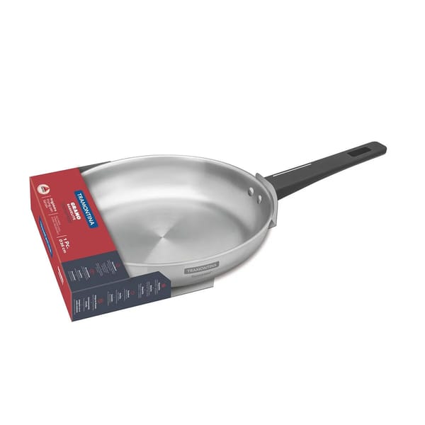 Tags: sartén profesional tramontina 26 cm, sartén grano inox, sartén mango baquelita, sartén acero inoxidable, sartén cocina profesional
