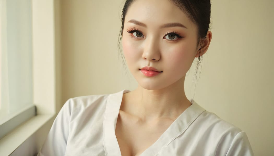 Tags: 21872187, SDXL
{"3": {"inputs": {"seed": 591363073482728, "steps": 32, "cfg": 7.09, "sampler_name": "dpmpp_2m", "scheduler": "karras", "denoise": 1.0, "model": ["27", 0], "positive": ["6", 0], "negative": ["7", 0], "latent_image": ["5", 0]}, "class_type": "KSampler"}, "4": {"inputs": {"ckpt_name": "juggernautxl.safetensors"}, "class_type": "CheckpointLoaderSimple"}, "5": {"inputs": {"width": 1344, "height": 768, "batch_size": 1}, "class_type": "EmptyLatentImage"}, "6": {"inputs": {"text": "28 year old girl, (russian:1.08), (chinese:0.99), (pale skin:1.03), (seductive pose:1.10), (temptress:0.96), (seductive facial expression:0.97), (slim:1.12), (eyelashes:1.09), (beautiful eyes:1.05), (detailed face:1.03), (double eyelids:0.99), (blush:1.10), (sexy lips:1.04), (cute:1.13), (in a seductive pose:1.03), (large perky breasts:1.08), (cleavage:1.07), (thigh gap:0.99), (nurse in uniform:1.14) working in a hospital ward, (soft lighting:1.09), (film:1.03), (candid cinema:1.08), (textured skin:1.01), (detailed skin:1.00), (portra:1.04), (RAW:1.06), (skin fuzz:1.07), (natural looking skin:1.01)", "clip": ["27", 1]}, "class_type": "CLIPTextEncode"}, "7": {"inputs": {"text": "(watermark:1.12), (worst quality:1.14), (bad hands:1.09), (twisted:1.10), (low resolution:1.06), (distorted:1.07), (open mouth:1.08)", "clip": ["27", 1]}, "class_type": "CLIPTextEncode"}, "8": {"inputs": {"samples": ["3", 0], "vae": ["4", 2]}, "class_type": "VAEDecode"}, "25": {"inputs": {"lora_name": "nudify_xl.safetensors", "strength_model": 0.08, "strength_clip": 0.27, "model": ["4", 0], "clip": ["4", 1]}, "class_type": "LoraLoader"}, "26": {"inputs": {"lora_name": "shirtlift_SDXL_v2.safetensors", "strength_model": 0.12, "strength_clip": 0.07, "model": ["25", 0], "clip": ["25", 1]}, "class_type": "LoraLoader"}, "27": {"inputs": {"lora_name": "PerfectEyesXL.safetensors", "strength_model": 0.05, "strength_clip": 0.06, "model": ["26", 0], "clip": ["26", 1]}, "class_type": "LoraLoader"}, "30": {"inputs": {"model_name": "4x_NMKD-Superscale-SP_178000_G.pth"}, "class_type": "UpscaleModelLoader"}, "31": {"inputs": {"upscale_model": ["30", 0], "image": ["8", 0]}, "class_type": "ImageUpscaleWithModel"}, "32": {"inputs": {"upscale_method": "lanczos", "scale_by": 0.5, "image": ["31", 0]}, "class_type": "ImageScaleBy"}, "33": {"inputs": {"pixels": ["32", 0], "vae": ["4", 2]}, "class_type": "VAEEncode"}, "34": {"inputs": {"seed": 591363073482728, "steps": 32, "cfg": 7.09, "sampler_name": "dpmpp_2m", "scheduler": "karras", "denoise": 0.3, "model": ["27", 0], "positive": ["6", 0], "negative": ["7", 0], "latent_image": ["33", 0]}, "class_type": "KSampler"}, "36": {"inputs": {"samples": ["34", 0], "vae": ["4", 2]}, "class_type": "VAEDecode"}, "39": {"inputs": {"filename_prefix": "comfyapi-1735146515683", "images": ["36", 0]}, "class_type": "SaveImage"}}