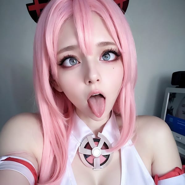 Tags: 21872187
<lora:YaeMiko_Test:0.69>, (ukrainian:0.98), (nurse outfit:1.04), hospital ward, <lora:ahegao-x-v4:0.46>, ahegao face, pleasure, extremely detailed eyes, extremely detailed face, cute, (photorealistic:1.04), sexy lips, seductive smile, double eyelids, eyelashes, pale skin, perky breasts, full body portrait, RAW, sharp, (long slim legs:1.04), blush, (stunningly attractive:0.95), (dramatic:0.94)
Negative prompt: sketches, paintings, (worst quality:1.97)
Steps: 48, Sampler: DPM++ 2M Karras, CFG scale: 5.36, Seed: 1132535970, Size: 512x512, Model hash: fc2511737a, Model: chilloutmix_NiPrunedFp32Fix, Seed resize from: -1x-1, Denoising strength: 0.3, Version: v1.2.1, Hires upscale: 2.0, Hires steps: 16, Hires upscaler: ESRGAN_4x
