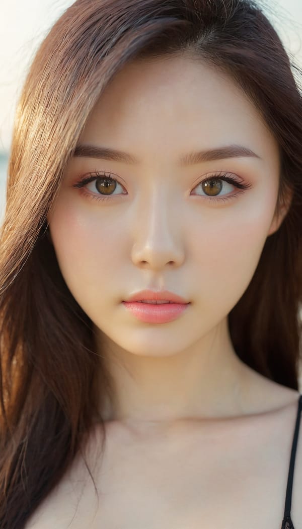 Tags: 21872187, SDXL
{"3": {"inputs": {"seed": 741328593880439, "steps": 32, "cfg": 6.16, "sampler_name": "dpmpp_2m", "scheduler": "karras", "denoise": 1.0, "model": ["27", 0], "positive": ["6", 0], "negative": ["7", 0], "latent_image": ["5", 0]}, "class_type": "KSampler"}, "4": {"inputs": {"ckpt_name": "juggernautxl.safetensors"}, "class_type": "CheckpointLoaderSimple"}, "5": {"inputs": {"width": 768, "height": 1344, "batch_size": 1}, "class_type": "EmptyLatentImage"}, "6": {"inputs": {"text": "23 year old girl, (korean:0.99), (ukrainian:1.02), (beautiful eyes:1.02), (detailed face:1.00), (eyelashes:0.95), (pale skin:1.07), (seductive pose:1.12), (blush:1.03), (sexy lips:1.14), (idol:1.04), (double eyelids:0.96), (slim:1.03), (seductive facial expression:1.10), (cute:1.01), (in a seductive pose:1.05), (large perky breasts:0.99), (cleavage:0.95), (thigh gap:1.00), strolling (nude:1.09) at a beach, (film:1.02), (detailed skin:1.09), (candid cinema:1.09), (skin fuzz:1.02), (portra:1.05), (soft lighting:1.01), (textured skin:1.01), (RAW:1.07), (natural looking skin:1.00)", "clip": ["27", 1]}, "class_type": "CLIPTextEncode"}, "7": {"inputs": {"text": "(worst quality:1.07), (twisted:1.06), (open mouth:1.05), (distorted:1.05), (bad hands:1.12), (watermark:1.10), (low resolution:1.11)", "clip": ["27", 1]}, "class_type": "CLIPTextEncode"}, "8": {"inputs": {"samples": ["3", 0], "vae": ["4", 2]}, "class_type": "VAEDecode"}, "25": {"inputs": {"lora_name": "nudify_xl.safetensors", "strength_model": 0.04, "strength_clip": 0.09, "model": ["4", 0], "clip": ["4", 1]}, "class_type": "LoraLoader"}, "26": {"inputs": {"lora_name": "shirtlift_SDXL_v2.safetensors", "strength_model": 0.01, "strength_clip": 0.11, "model": ["25", 0], "clip": ["25", 1]}, "class_type": "LoraLoader"}, "27": {"inputs": {"lora_name": "PerfectEyesXL.safetensors", "strength_model": 0.08, "strength_clip": 0.05, "model": ["26", 0], "clip": ["26", 1]}, "class_type": "LoraLoader"}, "30": {"inputs": {"model_name": "4x_NMKD-Superscale-SP_178000_G.pth"}, "class_type": "UpscaleModelLoader"}, "31": {"inputs": {"upscale_model": ["30", 0], "image": ["8", 0]}, "class_type": "ImageUpscaleWithModel"}, "32": {"inputs": {"upscale_method": "lanczos", "scale_by": 0.5, "image": ["31", 0]}, "class_type": "ImageScaleBy"}, "33": {"inputs": {"pixels": ["32", 0], "vae": ["4", 2]}, "class_type": "VAEEncode"}, "34": {"inputs": {"seed": 741328593880439, "steps": 32, "cfg": 6.16, "sampler_name": "dpmpp_2m", "scheduler": "karras", "denoise": 0.3, "model": ["27", 0], "positive": ["6", 0], "negative": ["7", 0], "latent_image": ["33", 0]}, "class_type": "KSampler"}, "36": {"inputs": {"samples": ["34", 0], "vae": ["4", 2]}, "class_type": "VAEDecode"}, "39": {"inputs": {"filename_prefix": "comfyapi-1726532027780", "images": ["36", 0]}, "class_type": "SaveImage"}}