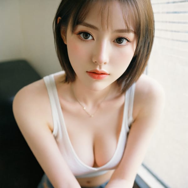 Tags: 21872187, SDXL
{"3": {"inputs": {"seed": 810142425962027, "steps": 64, "cfg": 6.66, "sampler_name": "dpmpp_2m", "scheduler": "karras", "denoise": 1.0, "model": ["27", 0], "positive": ["6", 0], "negative": ["7", 0], "latent_image": ["5", 0]}, "class_type": "KSampler"}, "4": {"inputs": {"ckpt_name": "leosamsHelloworldSDXL_helloworldSDXL32DPO.safetensors"}, "class_type": "CheckpointLoaderSimple"}, "5": {"inputs": {"width": 1024, "height": 1024, "batch_size": 1}, "class_type": "EmptyLatentImage"}, "6": {"inputs": {"text": "26 year old girl, (seductive facial expression:1.12), (eyelashes:1.14), (beautiful eyes:0.95), (cute:1.11), (sexy lips:0.98), (pale skin:1.11), (detailed face:0.95), (idol:1.12), (double eyelids:1.05), (blush:1.01), (seductive pose:1.11), (slim:0.95), (temptress:0.99), (in a seductive pose:0.96), (large perky breasts:1.01), (cleavage:1.08), (thigh gap:1.09), (white tanktop:1.00), busy street, (candid cinema:1.09), (portra:1.01), (soft lighting:1.02), (textured skin:1.01), (detailed skin:1.06), (skin fuzz:1.04), (film:1.08), (natural looking skin:1.06), (RAW:1.00)", "clip": ["27", 1]}, "class_type": "CLIPTextEncode"}, "7": {"inputs": {"text": "(watermark:1.12), (bad hands:1.08), (twisted:1.10), (distorted:1.13), (open mouth:1.07), (worst quality:1.09)", "clip": ["27", 1]}, "class_type": "CLIPTextEncode"}, "8": {"inputs": {"samples": ["3", 0], "vae": ["4", 2]}, "class_type": "VAEDecode"}, "25": {"inputs": {"lora_name": "nudify_xl.safetensors", "strength_model": 0.11, "strength_clip": 0.27, "model": ["4", 0], "clip": ["4", 1]}, "class_type": "LoraLoader"}, "26": {"inputs": {"lora_name": "shirtlift_SDXL_v2.safetensors", "strength_model": 0.08, "strength_clip": 0.11, "model": ["25", 0], "clip": ["25", 1]}, "class_type": "LoraLoader"}, "27": {"inputs": {"lora_name": "PerfectEyesXL.safetensors", "strength_model": 0.16, "strength_clip": 0.08, "model": ["26", 0], "clip": ["26", 1]}, "class_type": "LoraLoader"}, "30": {"inputs": {"model_name": "4x_NMKD-Superscale-SP_178000_G.pth"}, "class_type": "UpscaleModelLoader"}, "31": {"inputs": {"upscale_model": ["30", 0], "image": ["8", 0]}, "class_type": "ImageUpscaleWithModel"}, "32": {"inputs": {"upscale_method": "lanczos", "scale_by": 0.5, "image": ["31", 0]}, "class_type": "ImageScaleBy"}, "33": {"inputs": {"pixels": ["32", 0], "vae": ["4", 2]}, "class_type": "VAEEncode"}, "34": {"inputs": {"seed": 810142425962027, "steps": 64, "cfg": 6.66, "sampler_name": "dpmpp_2m", "scheduler": "karras", "denoise": 0.3, "model": ["27", 0], "positive": ["6", 0], "negative": ["7", 0], "latent_image": ["33", 0]}, "class_type": "KSampler"}, "36": {"inputs": {"samples": ["34", 0], "vae": ["4", 2]}, "class_type": "VAEDecode"}, "39": {"inputs": {"filename_prefix": "comfyapi-1707396996285", "images": ["36", 0]}, "class_type": "SaveImage"}}