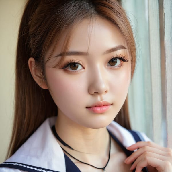 Tags: 21872187, SDXL
{"3": {"inputs": {"seed": 509009931124272, "steps": 32, "cfg": 7.4, "sampler_name": "dpmpp_2m", "scheduler": "karras", "denoise": 1.0, "model": ["27", 0], "positive": ["6", 0], "negative": ["7", 0], "latent_image": ["5", 0]}, "class_type": "KSampler"}, "4": {"inputs": {"ckpt_name": "juggernautxl.safetensors"}, "class_type": "CheckpointLoaderSimple"}, "5": {"inputs": {"width": 1024, "height": 1024, "batch_size": 1}, "class_type": "EmptyLatentImage"}, "6": {"inputs": {"text": "27 year old girl, (slim:1.12), (double eyelids:0.99), (sexy lips:1.11), (idol:1.03), (seductive pose:1.08), (eyelashes:1.12), (detailed face:1.12), (cute:1.14), (temptress:1.00), (pale skin:1.07), (seductive facial expression:1.10), (beautiful eyes:0.98), (blush:1.04), (in a seductive pose:1.02), (large perky breasts:1.11), (cleavage:1.01), (thigh gap:1.11), (school uniform:1.03), choker, busy street, (soft lighting:1.09), (RAW:1.09), (skin fuzz:1.01), (textured skin:1.05), (natural looking skin:1.01), (detailed skin:1.08), (candid cinema:1.05), (film:1.01), (portra:1.01)", "clip": ["27", 1]}, "class_type": "CLIPTextEncode"}, "7": {"inputs": {"text": "(open mouth:1.08), (twisted:1.05), (worst quality:1.12), (bad hands:1.10), (low resolution:1.11), (watermark:1.05), (distorted:1.08)", "clip": ["27", 1]}, "class_type": "CLIPTextEncode"}, "8": {"inputs": {"samples": ["3", 0], "vae": ["4", 2]}, "class_type": "VAEDecode"}, "25": {"inputs": {"lora_name": "nudify_xl.safetensors", "strength_model": 0.0, "strength_clip": 0.03, "model": ["4", 0], "clip": ["4", 1]}, "class_type": "LoraLoader"}, "26": {"inputs": {"lora_name": "shirtlift_SDXL_v2.safetensors", "strength_model": 0.06, "strength_clip": 0.02, "model": ["25", 0], "clip": ["25", 1]}, "class_type": "LoraLoader"}, "27": {"inputs": {"lora_name": "PerfectEyesXL.safetensors", "strength_model": 0.09, "strength_clip": 0.12, "model": ["26", 0], "clip": ["26", 1]}, "class_type": "LoraLoader"}, "30": {"inputs": {"model_name": "4x_NMKD-Superscale-SP_178000_G.pth"}, "class_type": "UpscaleModelLoader"}, "31": {"inputs": {"upscale_model": ["30", 0], "image": ["8", 0]}, "class_type": "ImageUpscaleWithModel"}, "32": {"inputs": {"upscale_method": "lanczos", "scale_by": 0.5, "image": ["31", 0]}, "class_type": "ImageScaleBy"}, "33": {"inputs": {"pixels": ["32", 0], "vae": ["4", 2]}, "class_type": "VAEEncode"}, "34": {"inputs": {"seed": 509009931124272, "steps": 32, "cfg": 7.4, "sampler_name": "dpmpp_2m", "scheduler": "karras", "denoise": 0.3, "model": ["27", 0], "positive": ["6", 0], "negative": ["7", 0], "latent_image": ["33", 0]}, "class_type": "KSampler"}, "36": {"inputs": {"samples": ["34", 0], "vae": ["4", 2]}, "class_type": "VAEDecode"}, "39": {"inputs": {"filename_prefix": "comfyapi-1731227207752", "images": ["36", 0]}, "class_type": "SaveImage"}}