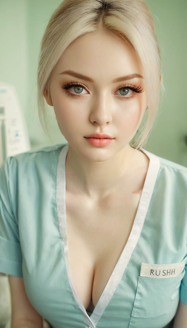 Tags: 21872187, SDXL
{"3": {"inputs": {"seed": 226333145468429, "steps": 32, "cfg": 7.43, "sampler_name": "dpmpp_2m", "scheduler": "karras", "denoise": 1.0, "model": ["27", 0], "positive": ["6", 0], "negative": ["7", 0], "latent_image": ["5", 0]}, "class_type": "KSampler"}, "4": {"inputs": {"ckpt_name": "juggernautxl.safetensors"}, "class_type": "CheckpointLoaderSimple"}, "5": {"inputs": {"width": 768, "height": 1344, "batch_size": 1}, "class_type": "EmptyLatentImage"}, "6": {"inputs": {"text": "26 year old girl, (russian:1.00), (seductive pose:1.07), (idol:1.06), (sexy lips:1.14), (pale skin:1.10), (blush:1.08), (eyelashes:1.13), (seductive facial expression:0.95), (temptress:1.05), (double eyelids:1.01), (detailed face:1.02), (beautiful eyes:1.03), (in a seductive pose:1.10), (large perky breasts:1.04), (cleavage:1.09), (thigh gap:1.07), (nurse in uniform:1.01) working in a hospital ward, (portra:1.02), (natural looking skin:1.07), (film:1.03), (candid cinema:1.04), (detailed skin:1.00), (textured skin:1.08), (soft lighting:1.08), (skin fuzz:1.00), (RAW:1.06)", "clip": ["27", 1]}, "class_type": "CLIPTextEncode"}, "7": {"inputs": {"text": "(watermark:1.10), (worst quality:1.13), (twisted:1.12), (distorted:1.13), (bad hands:1.08), (low resolution:1.10), (open mouth:1.09)", "clip": ["27", 1]}, "class_type": "CLIPTextEncode"}, "8": {"inputs": {"samples": ["3", 0], "vae": ["4", 2]}, "class_type": "VAEDecode"}, "25": {"inputs": {"lora_name": "nudify_xl.safetensors", "strength_model": 0.35, "strength_clip": 0.36, "model": ["4", 0], "clip": ["4", 1]}, "class_type": "LoraLoader"}, "26": {"inputs": {"lora_name": "shirtlift_SDXL_v2.safetensors", "strength_model": 0.0, "strength_clip": 0.01, "model": ["25", 0], "clip": ["25", 1]}, "class_type": "LoraLoader"}, "27": {"inputs": {"lora_name": "PerfectEyesXL.safetensors", "strength_model": 0.17, "strength_clip": 0.19, "model": ["26", 0], "clip": ["26", 1]}, "class_type": "LoraLoader"}, "30": {"inputs": {"model_name": "4x_NMKD-Superscale-SP_178000_G.pth"}, "class_type": "UpscaleModelLoader"}, "31": {"inputs": {"upscale_model": ["30", 0], "image": ["8", 0]}, "class_type": "ImageUpscaleWithModel"}, "32": {"inputs": {"upscale_method": "lanczos", "scale_by": 0.5, "image": ["31", 0]}, "class_type": "ImageScaleBy"}, "33": {"inputs": {"pixels": ["32", 0], "vae": ["4", 2]}, "class_type": "VAEEncode"}, "34": {"inputs": {"seed": 226333145468429, "steps": 32, "cfg": 7.43, "sampler_name": "dpmpp_2m", "scheduler": "karras", "denoise": 0.3, "model": ["27", 0], "positive": ["6", 0], "negative": ["7", 0], "latent_image": ["33", 0]}, "class_type": "KSampler"}, "36": {"inputs": {"samples": ["34", 0], "vae": ["4", 2]}, "class_type": "VAEDecode"}, "39": {"inputs": {"filename_prefix": "comfyapi-1711108875589", "images": ["36", 0]}, "class_type": "SaveImage"}}