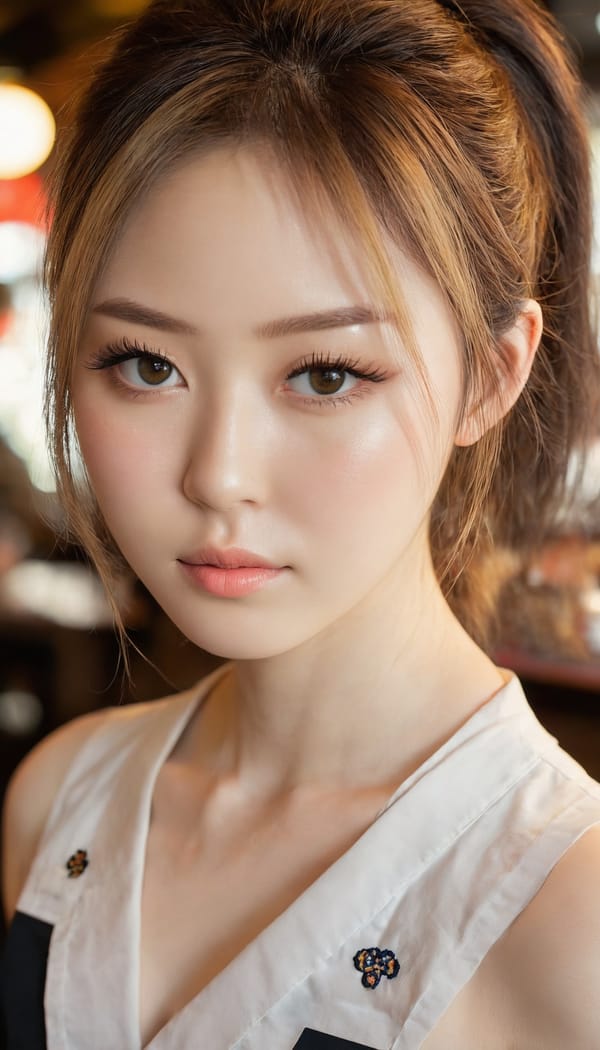 Tags: 21872187, SDXL
{"3": {"inputs": {"seed": 179210105393749, "steps": 32, "cfg": 5.03, "sampler_name": "dpmpp_2m", "scheduler": "karras", "denoise": 1.0, "model": ["27", 0], "positive": ["6", 0], "negative": ["7", 0], "latent_image": ["5", 0]}, "class_type": "KSampler"}, "4": {"inputs": {"ckpt_name": "juggernautxl.safetensors"}, "class_type": "CheckpointLoaderSimple"}, "5": {"inputs": {"width": 768, "height": 1344, "batch_size": 1}, "class_type": "EmptyLatentImage"}, "6": {"inputs": {"text": "25 year old girl, (irish:0.96), (japanese:1.14), (temptress:1.14), (cute:0.96), (seductive pose:1.09), (idol:1.06), (pale skin:0.98), (beautiful eyes:1.08), (detailed face:1.04), (eyelashes:1.12), (blush:1.04), (seductive facial expression:1.04), (slim:1.08), (double eyelids:1.10), (on all fours:0.96), (spreading ass cheeks:1.09), (from behind:1.03), (backboob:1.10), (a waitress in uniform:1.04) working at a restaurant, (film:1.05), (textured skin:1.09), (skin fuzz:1.08), (portra:1.00), (RAW:1.05), (soft lighting:1.06), (candid cinema:1.09), (natural looking skin:1.08), (detailed skin:1.04)", "clip": ["27", 1]}, "class_type": "CLIPTextEncode"}, "7": {"inputs": {"text": "(twisted:1.10), (watermark:1.07), (open mouth:1.08), (bad hands:1.10), (worst quality:1.13), (distorted:1.05), (low resolution:1.09)", "clip": ["27", 1]}, "class_type": "CLIPTextEncode"}, "8": {"inputs": {"samples": ["3", 0], "vae": ["4", 2]}, "class_type": "VAEDecode"}, "25": {"inputs": {"lora_name": "nudify_xl.safetensors", "strength_model": 0.31, "strength_clip": 0.33, "model": ["4", 0], "clip": ["4", 1]}, "class_type": "LoraLoader"}, "26": {"inputs": {"lora_name": "shirtlift_SDXL_v2.safetensors", "strength_model": 0.01, "strength_clip": 0.09, "model": ["25", 0], "clip": ["25", 1]}, "class_type": "LoraLoader"}, "27": {"inputs": {"lora_name": "PerfectEyesXL.safetensors", "strength_model": 0.18, "strength_clip": 0.12, "model": ["26", 0], "clip": ["26", 1]}, "class_type": "LoraLoader"}, "30": {"inputs": {"model_name": "4x_NMKD-Superscale-SP_178000_G.pth"}, "class_type": "UpscaleModelLoader"}, "31": {"inputs": {"upscale_model": ["30", 0], "image": ["8", 0]}, "class_type": "ImageUpscaleWithModel"}, "32": {"inputs": {"upscale_method": "lanczos", "scale_by": 0.5, "image": ["31", 0]}, "class_type": "ImageScaleBy"}, "33": {"inputs": {"pixels": ["32", 0], "vae": ["4", 2]}, "class_type": "VAEEncode"}, "34": {"inputs": {"seed": 179210105393749, "steps": 32, "cfg": 5.03, "sampler_name": "dpmpp_2m", "scheduler": "karras", "denoise": 0.3, "model": ["27", 0], "positive": ["6", 0], "negative": ["7", 0], "latent_image": ["33", 0]}, "class_type": "KSampler"}, "36": {"inputs": {"samples": ["34", 0], "vae": ["4", 2]}, "class_type": "VAEDecode"}, "39": {"inputs": {"filename_prefix": "comfyapi-1717262850107", "images": ["36", 0]}, "class_type": "SaveImage"}}