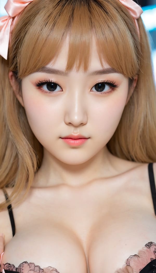 Tags: 21872187, SDXL
{"3": {"inputs": {"seed": 717142966876567, "steps": 32, "cfg": 6.29, "sampler_name": "dpmpp_2m", "scheduler": "karras", "denoise": 1.0, "model": ["27", 0], "positive": ["6", 0], "negative": ["7", 0], "latent_image": ["5", 0]}, "class_type": "KSampler"}, "4": {"inputs": {"ckpt_name": "juggernautXL_v8Rundiffusion.safetensors"}, "class_type": "CheckpointLoaderSimple"}, "5": {"inputs": {"width": 768, "height": 1344, "batch_size": 1}, "class_type": "EmptyLatentImage"}, "6": {"inputs": {"text": "19 year old girl, (korean:1.02), (russian:0.98), (temptress:1.14), (eyelashes:0.99), (seductive facial expression:1.11), (sexy lips:1.07), (pale skin:1.10), (idol:1.05), (double eyelids:0.99), (cute:1.12), (detailed face:1.11), (blush:1.06), (seductive pose:0.99), (beautiful eyes:1.07), (slim:0.96), (in a seductive pose:1.03), (large perky breasts:1.13), (cleavage:1.11), (thigh gap:1.13), (in a cosplay:0.98) at comiket posing for camera, (soft lighting:1.06), (natural looking skin:1.00), (textured skin:1.08), (RAW:1.00), (portra:1.02), (candid cinema:1.00), (skin fuzz:1.04), (film:1.06), (detailed skin:1.09)", "clip": ["27", 1]}, "class_type": "CLIPTextEncode"}, "7": {"inputs": {"text": "(low resolution:1.12), (worst quality:1.13), (bad hands:1.13), (distorted:1.14), (open mouth:1.12), (watermark:1.12), (twisted:1.14)", "clip": ["27", 1]}, "class_type": "CLIPTextEncode"}, "8": {"inputs": {"samples": ["3", 0], "vae": ["4", 2]}, "class_type": "VAEDecode"}, "25": {"inputs": {"lora_name": "nudify_xl.safetensors", "strength_model": 0.16, "strength_clip": 0.33, "model": ["4", 0], "clip": ["4", 1]}, "class_type": "LoraLoader"}, "26": {"inputs": {"lora_name": "shirtlift_SDXL_v2.safetensors", "strength_model": 0.16, "strength_clip": 0.03, "model": ["25", 0], "clip": ["25", 1]}, "class_type": "LoraLoader"}, "27": {"inputs": {"lora_name": "PerfectEyesXL.safetensors", "strength_model": 0.12, "strength_clip": 0.19, "model": ["26", 0], "clip": ["26", 1]}, "class_type": "LoraLoader"}, "30": {"inputs": {"model_name": "4x_NMKD-Superscale-SP_178000_G.pth"}, "class_type": "UpscaleModelLoader"}, "31": {"inputs": {"upscale_model": ["30", 0], "image": ["8", 0]}, "class_type": "ImageUpscaleWithModel"}, "32": {"inputs": {"upscale_method": "lanczos", "scale_by": 0.5, "image": ["31", 0]}, "class_type": "ImageScaleBy"}, "33": {"inputs": {"pixels": ["32", 0], "vae": ["4", 2]}, "class_type": "VAEEncode"}, "34": {"inputs": {"seed": 717142966876567, "steps": 32, "cfg": 6.29, "sampler_name": "dpmpp_2m", "scheduler": "karras", "denoise": 0.3, "model": ["27", 0], "positive": ["6", 0], "negative": ["7", 0], "latent_image": ["33", 0]}, "class_type": "KSampler"}, "36": {"inputs": {"samples": ["34", 0], "vae": ["4", 2]}, "class_type": "VAEDecode"}, "39": {"inputs": {"filename_prefix": "comfyapi-1707520281821", "images": ["36", 0]}, "class_type": "SaveImage"}}