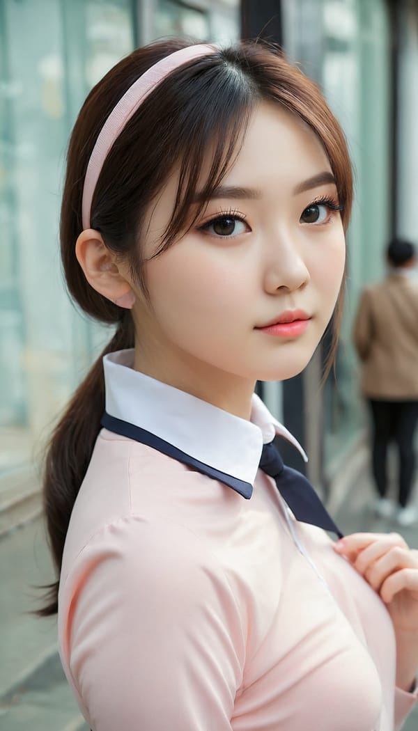 Tags: 21872187, SDXL
{"3": {"inputs": {"seed": 337725760349643, "steps": 32, "cfg": 7.34, "sampler_name": "dpmpp_2m", "scheduler": "karras", "denoise": 1.0, "model": ["27", 0], "positive": ["6", 0], "negative": ["7", 0], "latent_image": ["5", 0]}, "class_type": "KSampler"}, "4": {"inputs": {"ckpt_name": "juggernautXL_v8Rundiffusion.safetensors"}, "class_type": "CheckpointLoaderSimple"}, "5": {"inputs": {"width": 768, "height": 1344, "batch_size": 1}, "class_type": "EmptyLatentImage"}, "6": {"inputs": {"text": "24 year old girl, (korean:1.13), (russian:1.04), (beautiful eyes:1.05), (eyelashes:1.12), (blush:1.06), (idol:1.06), (detailed face:1.04), (slim:1.08), (sexy lips:1.14), (seductive facial expression:0.97), (double eyelids:0.98), (seductive pose:0.95), (cute:1.03), (pale skin:1.13), (temptress:1.14), (perky ass:1.09), (exposed ass:0.96), (looking back:1.00), (sexy ass:1.13), (thigh gap:1.09), (school uniform:1.09), choker, busy street, (soft lighting:1.01), (film:1.05), (portra:1.05), (natural looking skin:1.05), (textured skin:1.07), (skin fuzz:1.05), (RAW:1.03), (detailed skin:1.00), (candid cinema:1.09)", "clip": ["27", 1]}, "class_type": "CLIPTextEncode"}, "7": {"inputs": {"text": "(worst quality:1.05), (open mouth:1.07), (distorted:1.11), (low resolution:1.06), (bad hands:1.13), (twisted:1.09), (watermark:1.13)", "clip": ["27", 1]}, "class_type": "CLIPTextEncode"}, "8": {"inputs": {"samples": ["3", 0], "vae": ["4", 2]}, "class_type": "VAEDecode"}, "25": {"inputs": {"lora_name": "nudify_xl.safetensors", "strength_model": 0.26, "strength_clip": 0.1, "model": ["4", 0], "clip": ["4", 1]}, "class_type": "LoraLoader"}, "26": {"inputs": {"lora_name": "shirtlift_SDXL_v2.safetensors", "strength_model": 0.19, "strength_clip": 0.09, "model": ["25", 0], "clip": ["25", 1]}, "class_type": "LoraLoader"}, "27": {"inputs": {"lora_name": "PerfectEyesXL.safetensors", "strength_model": 0.0, "strength_clip": 0.04, "model": ["26", 0], "clip": ["26", 1]}, "class_type": "LoraLoader"}, "30": {"inputs": {"model_name": "4x_NMKD-Superscale-SP_178000_G.pth"}, "class_type": "UpscaleModelLoader"}, "31": {"inputs": {"upscale_model": ["30", 0], "image": ["8", 0]}, "class_type": "ImageUpscaleWithModel"}, "32": {"inputs": {"upscale_method": "lanczos", "scale_by": 0.5, "image": ["31", 0]}, "class_type": "ImageScaleBy"}, "33": {"inputs": {"pixels": ["32", 0], "vae": ["4", 2]}, "class_type": "VAEEncode"}, "34": {"inputs": {"seed": 337725760349643, "steps": 32, "cfg": 7.34, "sampler_name": "dpmpp_2m", "scheduler": "karras", "denoise": 0.3, "model": ["27", 0], "positive": ["6", 0], "negative": ["7", 0], "latent_image": ["33", 0]}, "class_type": "KSampler"}, "36": {"inputs": {"samples": ["34", 0], "vae": ["4", 2]}, "class_type": "VAEDecode"}, "39": {"inputs": {"filename_prefix": "comfyapi-1708063761408", "images": ["36", 0]}, "class_type": "SaveImage"}}