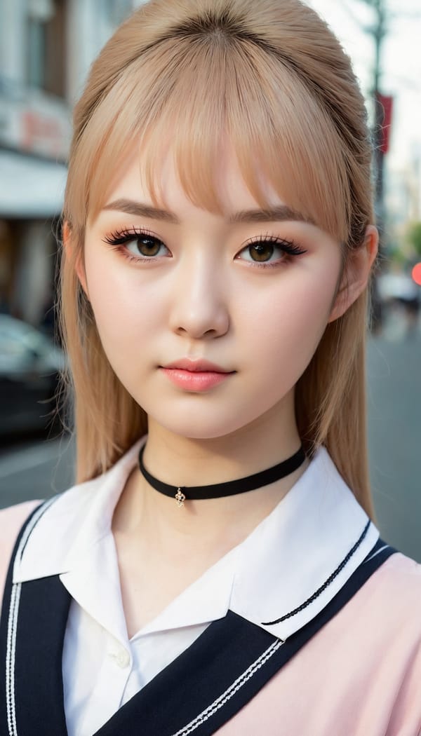 Tags: 21872187, SDXL
{"3": {"inputs": {"seed": 735688585812706, "steps": 64, "cfg": 7.52, "sampler_name": "dpmpp_2m", "scheduler": "karras", "denoise": 1.0, "model": ["27", 0], "positive": ["6", 0], "negative": ["7", 0], "latent_image": ["5", 0]}, "class_type": "KSampler"}, "4": {"inputs": {"ckpt_name": "juggernautXL_v8Rundiffusion.safetensors"}, "class_type": "CheckpointLoaderSimple"}, "5": {"inputs": {"width": 768, "height": 1344, "batch_size": 1}, "class_type": "EmptyLatentImage"}, "6": {"inputs": {"text": "18 year old girl, (japanese:1.03), (russian:1.14), (temptress:0.96), (eyelashes:1.10), (seductive pose:1.07), (cute:0.95), (blush:1.00), (seductive facial expression:1.05), (detailed face:1.07), (beautiful eyes:1.04), (slim:1.06), (double eyelids:1.05), (pale skin:1.13), (idol:0.95), (sexy lips:1.00), (in a seductive pose:1.05), (large perky breasts:1.07), (cleavage:0.95), (thigh gap:1.04), (school uniform:0.98), choker, busy street, (soft lighting:1.05), (RAW:1.05), (portra:1.09), (candid cinema:1.02), (natural looking skin:1.04), (film:1.00), (textured skin:1.04), (skin fuzz:1.08), (detailed skin:1.04)", "clip": ["27", 1]}, "class_type": "CLIPTextEncode"}, "7": {"inputs": {"text": "(watermark:1.08), (distorted:1.10), (open mouth:1.07), (twisted:1.10), (worst quality:1.07), (bad hands:1.08), (low resolution:1.10)", "clip": ["27", 1]}, "class_type": "CLIPTextEncode"}, "8": {"inputs": {"samples": ["3", 0], "vae": ["4", 2]}, "class_type": "VAEDecode"}, "25": {"inputs": {"lora_name": "nudify_xl.safetensors", "strength_model": 0.2, "strength_clip": 0.06, "model": ["4", 0], "clip": ["4", 1]}, "class_type": "LoraLoader"}, "26": {"inputs": {"lora_name": "shirtlift_SDXL_v2.safetensors", "strength_model": 0.05, "strength_clip": 0.09, "model": ["25", 0], "clip": ["25", 1]}, "class_type": "LoraLoader"}, "27": {"inputs": {"lora_name": "PerfectEyesXL.safetensors", "strength_model": 0.12, "strength_clip": 0.12, "model": ["26", 0], "clip": ["26", 1]}, "class_type": "LoraLoader"}, "30": {"inputs": {"model_name": "4x_NMKD-Superscale-SP_178000_G.pth"}, "class_type": "UpscaleModelLoader"}, "31": {"inputs": {"upscale_model": ["30", 0], "image": ["8", 0]}, "class_type": "ImageUpscaleWithModel"}, "32": {"inputs": {"upscale_method": "lanczos", "scale_by": 0.5, "image": ["31", 0]}, "class_type": "ImageScaleBy"}, "33": {"inputs": {"pixels": ["32", 0], "vae": ["4", 2]}, "class_type": "VAEEncode"}, "34": {"inputs": {"seed": 735688585812706, "steps": 64, "cfg": 7.52, "sampler_name": "dpmpp_2m", "scheduler": "karras", "denoise": 0.3, "model": ["27", 0], "positive": ["6", 0], "negative": ["7", 0], "latent_image": ["33", 0]}, "class_type": "KSampler"}, "36": {"inputs": {"samples": ["34", 0], "vae": ["4", 2]}, "class_type": "VAEDecode"}, "39": {"inputs": {"filename_prefix": "comfyapi-1707743524619", "images": ["36", 0]}, "class_type": "SaveImage"}}