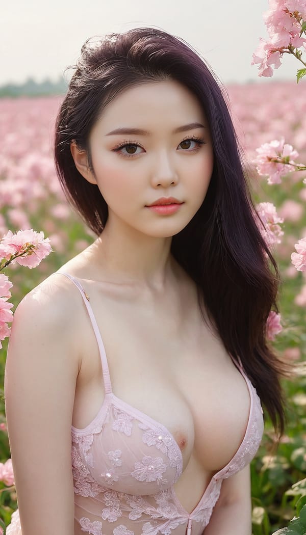 Tags: 21872187, SDXL
{"3": {"inputs": {"seed": 928537471593220, "steps": 64, "cfg": 7.33, "sampler_name": "dpmpp_2m", "scheduler": "karras", "denoise": 1.0, "model": ["27", 0], "positive": ["6", 0], "negative": ["7", 0], "latent_image": ["5", 0]}, "class_type": "KSampler"}, "4": {"inputs": {"ckpt_name": "juggernautxl.safetensors"}, "class_type": "CheckpointLoaderSimple"}, "5": {"inputs": {"width": 768, "height": 1344, "batch_size": 1}, "class_type": "EmptyLatentImage"}, "6": {"inputs": {"text": "24 year old girl, (chinese:1.12), (irish:0.97), (ukrainian:1.10), (seductive facial expression:1.14), (idol:1.12), (pale skin:1.13), (temptress:1.12), (blush:1.08), (beautiful eyes:1.07), (double eyelids:1.05), (detailed face:1.02), (eyelashes:1.05), (cute:1.03), (seductive pose:0.97), (sexy lips:0.96), (slim:1.01), (in a seductive pose:1.14), (large perky breasts:0.97), (cleavage:1.09), (thigh gap:0.97), wearing (translucent clothes:1.00) on a flower field, (portra:1.01), (skin fuzz:1.08), (RAW:1.09), (film:1.05), (candid cinema:1.08), (detailed skin:1.00), (textured skin:1.08), (soft lighting:1.04), (natural looking skin:1.05)", "clip": ["27", 1]}, "class_type": "CLIPTextEncode"}, "7": {"inputs": {"text": "(open mouth:1.05), (bad hands:1.11), (distorted:1.13), (low resolution:1.08), (watermark:1.08), (twisted:1.13), (worst quality:1.12)", "clip": ["27", 1]}, "class_type": "CLIPTextEncode"}, "8": {"inputs": {"samples": ["3", 0], "vae": ["4", 2]}, "class_type": "VAEDecode"}, "25": {"inputs": {"lora_name": "nudify_xl.safetensors", "strength_model": 0.32, "strength_clip": 0.06, "model": ["4", 0], "clip": ["4", 1]}, "class_type": "LoraLoader"}, "26": {"inputs": {"lora_name": "shirtlift_SDXL_v2.safetensors", "strength_model": 0.03, "strength_clip": 0.07, "model": ["25", 0], "clip": ["25", 1]}, "class_type": "LoraLoader"}, "27": {"inputs": {"lora_name": "PerfectEyesXL.safetensors", "strength_model": 0.15, "strength_clip": 0.02, "model": ["26", 0], "clip": ["26", 1]}, "class_type": "LoraLoader"}, "30": {"inputs": {"model_name": "4x_NMKD-Superscale-SP_178000_G.pth"}, "class_type": "UpscaleModelLoader"}, "31": {"inputs": {"upscale_model": ["30", 0], "image": ["8", 0]}, "class_type": "ImageUpscaleWithModel"}, "32": {"inputs": {"upscale_method": "lanczos", "scale_by": 0.5, "image": ["31", 0]}, "class_type": "ImageScaleBy"}, "33": {"inputs": {"pixels": ["32", 0], "vae": ["4", 2]}, "class_type": "VAEEncode"}, "34": {"inputs": {"seed": 928537471593220, "steps": 64, "cfg": 7.33, "sampler_name": "dpmpp_2m", "scheduler": "karras", "denoise": 0.3, "model": ["27", 0], "positive": ["6", 0], "negative": ["7", 0], "latent_image": ["33", 0]}, "class_type": "KSampler"}, "36": {"inputs": {"samples": ["34", 0], "vae": ["4", 2]}, "class_type": "VAEDecode"}, "39": {"inputs": {"filename_prefix": "comfyapi-1724616679240", "images": ["36", 0]}, "class_type": "SaveImage"}}