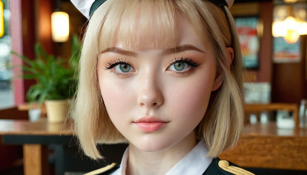 Tags: 21872187, SDXL
{"3": {"inputs": {"seed": 733617985090596, "steps": 32, "cfg": 7.69, "sampler_name": "dpmpp_2m", "scheduler": "karras", "denoise": 1.0, "model": ["27", 0], "positive": ["6", 0], "negative": ["7", 0], "latent_image": ["5", 0]}, "class_type": "KSampler"}, "4": {"inputs": {"ckpt_name": "juggernautxl.safetensors"}, "class_type": "CheckpointLoaderSimple"}, "5": {"inputs": {"width": 1344, "height": 768, "batch_size": 1}, "class_type": "EmptyLatentImage"}, "6": {"inputs": {"text": "20 year old girl, (irish:0.98), (cute:1.00), (double eyelids:1.08), (sexy lips:1.14), (detailed face:1.03), (idol:0.97), (blush:1.08), (seductive pose:0.97), (pale skin:1.00), (slim:1.11), (beautiful eyes:1.08), (temptress:1.02), (in a seductive pose:1.14), (large perky breasts:0.96), (cleavage:1.03), (thigh gap:1.14), (a waitress in uniform:0.99) working at a restaurant, (textured skin:1.04), (skin fuzz:1.07), (candid cinema:1.01), (portra:1.07), (film:1.02), (detailed skin:1.07), (soft lighting:1.07), (RAW:1.01), (natural looking skin:1.04)", "clip": ["27", 1]}, "class_type": "CLIPTextEncode"}, "7": {"inputs": {"text": "(low resolution:1.14), (worst quality:1.08), (bad hands:1.10), (watermark:1.11), (distorted:1.06), (open mouth:1.08), (twisted:1.05)", "clip": ["27", 1]}, "class_type": "CLIPTextEncode"}, "8": {"inputs": {"samples": ["3", 0], "vae": ["4", 2]}, "class_type": "VAEDecode"}, "25": {"inputs": {"lora_name": "nudify_xl.safetensors", "strength_model": 0.06, "strength_clip": 0.38, "model": ["4", 0], "clip": ["4", 1]}, "class_type": "LoraLoader"}, "26": {"inputs": {"lora_name": "shirtlift_SDXL_v2.safetensors", "strength_model": 0.15, "strength_clip": 0.19, "model": ["25", 0], "clip": ["25", 1]}, "class_type": "LoraLoader"}, "27": {"inputs": {"lora_name": "PerfectEyesXL.safetensors", "strength_model": 0.15, "strength_clip": 0.15, "model": ["26", 0], "clip": ["26", 1]}, "class_type": "LoraLoader"}, "30": {"inputs": {"model_name": "4x_NMKD-Superscale-SP_178000_G.pth"}, "class_type": "UpscaleModelLoader"}, "31": {"inputs": {"upscale_model": ["30", 0], "image": ["8", 0]}, "class_type": "ImageUpscaleWithModel"}, "32": {"inputs": {"upscale_method": "lanczos", "scale_by": 0.5, "image": ["31", 0]}, "class_type": "ImageScaleBy"}, "33": {"inputs": {"pixels": ["32", 0], "vae": ["4", 2]}, "class_type": "VAEEncode"}, "34": {"inputs": {"seed": 733617985090596, "steps": 32, "cfg": 7.69, "sampler_name": "dpmpp_2m", "scheduler": "karras", "denoise": 0.3, "model": ["27", 0], "positive": ["6", 0], "negative": ["7", 0], "latent_image": ["33", 0]}, "class_type": "KSampler"}, "36": {"inputs": {"samples": ["34", 0], "vae": ["4", 2]}, "class_type": "VAEDecode"}, "39": {"inputs": {"filename_prefix": "comfyapi-1733011669769", "images": ["36", 0]}, "class_type": "SaveImage"}}