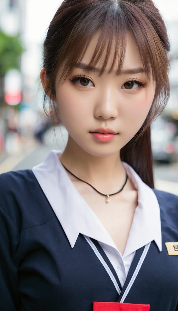 Tags: 21872187, SDXL
{"3": {"inputs": {"seed": 881689732931692, "steps": 64, "cfg": 6.5, "sampler_name": "dpmpp_2m", "scheduler": "karras", "denoise": 1.0, "model": ["27", 0], "positive": ["6", 0], "negative": ["7", 0], "latent_image": ["5", 0]}, "class_type": "KSampler"}, "4": {"inputs": {"ckpt_name": "juggernautxl.safetensors"}, "class_type": "CheckpointLoaderSimple"}, "5": {"inputs": {"width": 768, "height": 1344, "batch_size": 1}, "class_type": "EmptyLatentImage"}, "6": {"inputs": {"text": "23 year old girl, (japanese:1.06), (seductive pose:1.11), (detailed face:1.10), (sexy lips:1.13), (eyelashes:1.05), (pale skin:1.13), (blush:0.97), (cute:1.08), (beautiful eyes:1.08), (double eyelids:1.06), (seductive facial expression:0.96), (temptress:1.03), (slim:1.09), (idol:0.95), (in a seductive pose:0.99), (large perky breasts:1.01), (cleavage:1.06), (thigh gap:0.99), (school uniform:1.09), choker, busy street, (textured skin:1.00), (skin fuzz:1.05), (soft lighting:1.06), (RAW:1.01), (portra:1.09), (natural looking skin:1.07), (detailed skin:1.05), (candid cinema:1.07), (film:1.08)", "clip": ["27", 1]}, "class_type": "CLIPTextEncode"}, "7": {"inputs": {"text": "(twisted:1.14), (distorted:1.09), (open mouth:1.05), (bad hands:1.09), (worst quality:1.13), (low resolution:1.05), (watermark:1.10)", "clip": ["27", 1]}, "class_type": "CLIPTextEncode"}, "8": {"inputs": {"samples": ["3", 0], "vae": ["4", 2]}, "class_type": "VAEDecode"}, "25": {"inputs": {"lora_name": "nudify_xl.safetensors", "strength_model": 0.01, "strength_clip": 0.32, "model": ["4", 0], "clip": ["4", 1]}, "class_type": "LoraLoader"}, "26": {"inputs": {"lora_name": "shirtlift_SDXL_v2.safetensors", "strength_model": 0.04, "strength_clip": 0.13, "model": ["25", 0], "clip": ["25", 1]}, "class_type": "LoraLoader"}, "27": {"inputs": {"lora_name": "PerfectEyesXL.safetensors", "strength_model": 0.07, "strength_clip": 0.12, "model": ["26", 0], "clip": ["26", 1]}, "class_type": "LoraLoader"}, "30": {"inputs": {"model_name": "4x_NMKD-Superscale-SP_178000_G.pth"}, "class_type": "UpscaleModelLoader"}, "31": {"inputs": {"upscale_model": ["30", 0], "image": ["8", 0]}, "class_type": "ImageUpscaleWithModel"}, "32": {"inputs": {"upscale_method": "lanczos", "scale_by": 0.5, "image": ["31", 0]}, "class_type": "ImageScaleBy"}, "33": {"inputs": {"pixels": ["32", 0], "vae": ["4", 2]}, "class_type": "VAEEncode"}, "34": {"inputs": {"seed": 881689732931692, "steps": 64, "cfg": 6.5, "sampler_name": "dpmpp_2m", "scheduler": "karras", "denoise": 0.3, "model": ["27", 0], "positive": ["6", 0], "negative": ["7", 0], "latent_image": ["33", 0]}, "class_type": "KSampler"}, "36": {"inputs": {"samples": ["34", 0], "vae": ["4", 2]}, "class_type": "VAEDecode"}, "39": {"inputs": {"filename_prefix": "comfyapi-1718723458402", "images": ["36", 0]}, "class_type": "SaveImage"}}