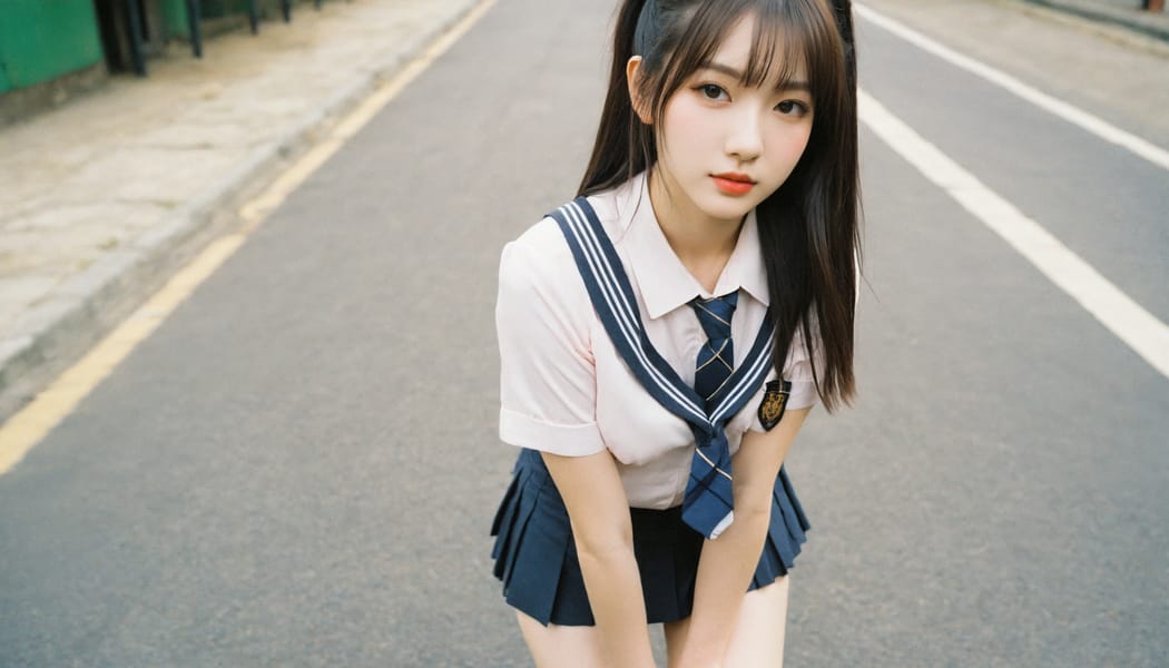 Tags: 21872187, SDXL
{"3": {"inputs": {"seed": 603996415522432, "steps": 32, "cfg": 5.8, "sampler_name": "dpmpp_2m", "scheduler": "karras", "denoise": 1.0, "model": ["27", 0], "positive": ["6", 0], "negative": ["7", 0], "latent_image": ["5", 0]}, "class_type": "KSampler"}, "4": {"inputs": {"ckpt_name": "helloworldxl.safetensors"}, "class_type": "CheckpointLoaderSimple"}, "5": {"inputs": {"width": 1344, "height": 768, "batch_size": 1}, "class_type": "EmptyLatentImage"}, "6": {"inputs": {"text": "26 year old girl, (sexy lips:1.00), (detailed face:1.06), (pale skin:0.99), (seductive pose:1.04), (blush:1.13), (slim:1.13), (seductive facial expression:1.12), (double eyelids:0.95), (eyelashes:1.08), (idol:0.98), (beautiful eyes:1.05), (cute:1.04), (temptress:1.01), (perky ass:1.02), (exposed ass:1.08), (looking back:1.10), (sexy ass:1.12), (thigh gap:1.00), (school uniform:1.04), choker, busy street, (textured skin:1.05), (film:1.07), (natural looking skin:1.04), (skin fuzz:1.00), (portra:1.09), (detailed skin:1.05), (soft lighting:1.04), (candid cinema:1.03), (RAW:1.08)", "clip": ["27", 1]}, "class_type": "CLIPTextEncode"}, "7": {"inputs": {"text": "(twisted:1.06), (open mouth:1.14), (worst quality:1.08), (watermark:1.10), (distorted:1.10), (low resolution:1.09), (bad hands:1.09)", "clip": ["27", 1]}, "class_type": "CLIPTextEncode"}, "8": {"inputs": {"samples": ["3", 0], "vae": ["4", 2]}, "class_type": "VAEDecode"}, "25": {"inputs": {"lora_name": "nudify_xl.safetensors", "strength_model": 0.04, "strength_clip": 0.38, "model": ["4", 0], "clip": ["4", 1]}, "class_type": "LoraLoader"}, "26": {"inputs": {"lora_name": "shirtlift_SDXL_v2.safetensors", "strength_model": 0.0, "strength_clip": 0.08, "model": ["25", 0], "clip": ["25", 1]}, "class_type": "LoraLoader"}, "27": {"inputs": {"lora_name": "PerfectEyesXL.safetensors", "strength_model": 0.02, "strength_clip": 0.05, "model": ["26", 0], "clip": ["26", 1]}, "class_type": "LoraLoader"}, "30": {"inputs": {"model_name": "4x_NMKD-Superscale-SP_178000_G.pth"}, "class_type": "UpscaleModelLoader"}, "31": {"inputs": {"upscale_model": ["30", 0], "image": ["8", 0]}, "class_type": "ImageUpscaleWithModel"}, "32": {"inputs": {"upscale_method": "lanczos", "scale_by": 0.5, "image": ["31", 0]}, "class_type": "ImageScaleBy"}, "33": {"inputs": {"pixels": ["32", 0], "vae": ["4", 2]}, "class_type": "VAEEncode"}, "34": {"inputs": {"seed": 603996415522432, "steps": 32, "cfg": 5.8, "sampler_name": "dpmpp_2m", "scheduler": "karras", "denoise": 0.3, "model": ["27", 0], "positive": ["6", 0], "negative": ["7", 0], "latent_image": ["33", 0]}, "class_type": "KSampler"}, "36": {"inputs": {"samples": ["34", 0], "vae": ["4", 2]}, "class_type": "VAEDecode"}, "39": {"inputs": {"filename_prefix": "comfyapi-1713477216227", "images": ["36", 0]}, "class_type": "SaveImage"}}