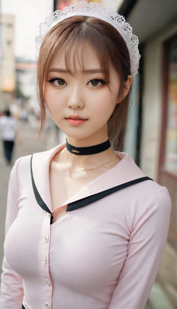 Tags: 21872187, SDXL
{"3": {"inputs": {"seed": 540297744861377, "steps": 32, "cfg": 5.5, "sampler_name": "dpmpp_2m", "scheduler": "karras", "denoise": 1.0, "model": ["27", 0], "positive": ["6", 0], "negative": ["7", 0], "latent_image": ["5", 0]}, "class_type": "KSampler"}, "4": {"inputs": {"ckpt_name": "juggernautxl.safetensors"}, "class_type": "CheckpointLoaderSimple"}, "5": {"inputs": {"width": 768, "height": 1344, "batch_size": 1}, "class_type": "EmptyLatentImage"}, "6": {"inputs": {"text": "26 year old girl, (russian:1.02), (japanese:0.96), (korean:0.98), (beautiful eyes:0.96), (cute:1.04), (seductive pose:1.08), (detailed face:1.01), (blush:1.08), (slim:1.04), (eyelashes:0.98), (double eyelids:0.99), (idol:1.10), (temptress:1.01), (pale skin:1.06), (in a seductive pose:1.13), (large perky breasts:1.14), (cleavage:1.04), (thigh gap:0.96), (school uniform:1.09), choker, busy street, (textured skin:1.01), (detailed skin:1.08), (natural looking skin:1.02), (skin fuzz:1.04), (candid cinema:1.07), (RAW:1.07), (film:1.08), (soft lighting:1.04), (portra:1.06)", "clip": ["27", 1]}, "class_type": "CLIPTextEncode"}, "7": {"inputs": {"text": "(watermark:1.13), (bad hands:1.12), (twisted:1.06), (distorted:1.09), (low resolution:1.10), (worst quality:1.09), (open mouth:1.09)", "clip": ["27", 1]}, "class_type": "CLIPTextEncode"}, "8": {"inputs": {"samples": ["3", 0], "vae": ["4", 2]}, "class_type": "VAEDecode"}, "25": {"inputs": {"lora_name": "nudify_xl.safetensors", "strength_model": 0.15, "strength_clip": 0.05, "model": ["4", 0], "clip": ["4", 1]}, "class_type": "LoraLoader"}, "26": {"inputs": {"lora_name": "shirtlift_SDXL_v2.safetensors", "strength_model": 0.02, "strength_clip": 0.14, "model": ["25", 0], "clip": ["25", 1]}, "class_type": "LoraLoader"}, "27": {"inputs": {"lora_name": "PerfectEyesXL.safetensors", "strength_model": 0.18, "strength_clip": 0.02, "model": ["26", 0], "clip": ["26", 1]}, "class_type": "LoraLoader"}, "30": {"inputs": {"model_name": "4x_NMKD-Superscale-SP_178000_G.pth"}, "class_type": "UpscaleModelLoader"}, "31": {"inputs": {"upscale_model": ["30", 0], "image": ["8", 0]}, "class_type": "ImageUpscaleWithModel"}, "32": {"inputs": {"upscale_method": "lanczos", "scale_by": 0.5, "image": ["31", 0]}, "class_type": "ImageScaleBy"}, "33": {"inputs": {"pixels": ["32", 0], "vae": ["4", 2]}, "class_type": "VAEEncode"}, "34": {"inputs": {"seed": 540297744861377, "steps": 32, "cfg": 5.5, "sampler_name": "dpmpp_2m", "scheduler": "karras", "denoise": 0.3, "model": ["27", 0], "positive": ["6", 0], "negative": ["7", 0], "latent_image": ["33", 0]}, "class_type": "KSampler"}, "36": {"inputs": {"samples": ["34", 0], "vae": ["4", 2]}, "class_type": "VAEDecode"}, "39": {"inputs": {"filename_prefix": "comfyapi-1715894448646", "images": ["36", 0]}, "class_type": "SaveImage"}}