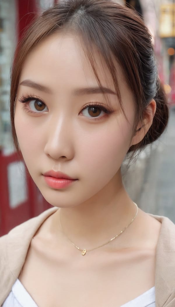 Tags: 21872187, SDXL
{"3": {"inputs": {"seed": 843132696139972, "steps": 64, "cfg": 5.09, "sampler_name": "dpmpp_2m", "scheduler": "karras", "denoise": 1.0, "model": ["27", 0], "positive": ["6", 0], "negative": ["7", 0], "latent_image": ["5", 0]}, "class_type": "KSampler"}, "4": {"inputs": {"ckpt_name": "juggernautxl.safetensors"}, "class_type": "CheckpointLoaderSimple"}, "5": {"inputs": {"width": 768, "height": 1344, "batch_size": 1}, "class_type": "EmptyLatentImage"}, "6": {"inputs": {"text": "26 year old girl, (chinese:1.02), (russian:1.05), (ukrainian:1.13), (blush:0.98), (sexy lips:1.02), (double eyelids:1.13), (idol:0.96), (temptress:1.13), (detailed face:1.04), (seductive facial expression:0.96), (cute:0.98), (slim:1.10), (pale skin:1.00), (eyelashes:1.12), (beautiful eyes:0.96), (seductive pose:1.09), (in a seductive pose:1.04), (large perky breasts:1.04), (cleavage:1.00), (thigh gap:0.97), (school uniform:1.00), choker, busy street, (textured skin:1.01), (film:1.03), (soft lighting:1.05), (skin fuzz:1.03), (detailed skin:1.07), (natural looking skin:1.08), (candid cinema:1.03), (RAW:1.00)", "clip": ["27", 1]}, "class_type": "CLIPTextEncode"}, "7": {"inputs": {"text": "(distorted:1.14), (twisted:1.05), (open mouth:1.09), (worst quality:1.09), (low resolution:1.09), (watermark:1.07), (bad hands:1.11)", "clip": ["27", 1]}, "class_type": "CLIPTextEncode"}, "8": {"inputs": {"samples": ["3", 0], "vae": ["4", 2]}, "class_type": "VAEDecode"}, "25": {"inputs": {"lora_name": "nudify_xl.safetensors", "strength_model": 0.34, "strength_clip": 0.25, "model": ["4", 0], "clip": ["4", 1]}, "class_type": "LoraLoader"}, "26": {"inputs": {"lora_name": "shirtlift_SDXL_v2.safetensors", "strength_model": 0.02, "strength_clip": 0.12, "model": ["25", 0], "clip": ["25", 1]}, "class_type": "LoraLoader"}, "27": {"inputs": {"lora_name": "PerfectEyesXL.safetensors", "strength_model": 0.07, "strength_clip": 0.03, "model": ["26", 0], "clip": ["26", 1]}, "class_type": "LoraLoader"}, "30": {"inputs": {"model_name": "4x_NMKD-Superscale-SP_178000_G.pth"}, "class_type": "UpscaleModelLoader"}, "31": {"inputs": {"upscale_model": ["30", 0], "image": ["8", 0]}, "class_type": "ImageUpscaleWithModel"}, "32": {"inputs": {"upscale_method": "lanczos", "scale_by": 0.5, "image": ["31", 0]}, "class_type": "ImageScaleBy"}, "33": {"inputs": {"pixels": ["32", 0], "vae": ["4", 2]}, "class_type": "VAEEncode"}, "34": {"inputs": {"seed": 843132696139972, "steps": 64, "cfg": 5.09, "sampler_name": "dpmpp_2m", "scheduler": "karras", "denoise": 0.3, "model": ["27", 0], "positive": ["6", 0], "negative": ["7", 0], "latent_image": ["33", 0]}, "class_type": "KSampler"}, "36": {"inputs": {"samples": ["34", 0], "vae": ["4", 2]}, "class_type": "VAEDecode"}, "39": {"inputs": {"filename_prefix": "comfyapi-1714140314479", "images": ["36", 0]}, "class_type": "SaveImage"}}