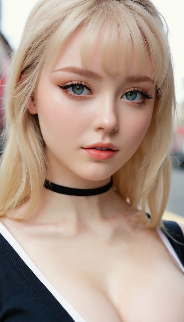 Tags: 21872187, SDXL
{"3": {"inputs": {"seed": 339778109574952, "steps": 32, "cfg": 5.76, "sampler_name": "dpmpp_2m", "scheduler": "karras", "denoise": 1.0, "model": ["27", 0], "positive": ["6", 0], "negative": ["7", 0], "latent_image": ["5", 0]}, "class_type": "KSampler"}, "4": {"inputs": {"ckpt_name": "juggernautxl.safetensors"}, "class_type": "CheckpointLoaderSimple"}, "5": {"inputs": {"width": 768, "height": 1344, "batch_size": 1}, "class_type": "EmptyLatentImage"}, "6": {"inputs": {"text": "23 year old girl, (irish:1.06), (seductive pose:1.14), (blush:1.08), (sexy lips:0.99), (detailed face:1.03), (double eyelids:1.07), (cute:1.14), (seductive facial expression:1.03), (temptress:1.12), (slim:1.01), (eyelashes:0.96), (pale skin:1.13), (idol:1.09), (beautiful eyes:0.95), (in a seductive pose:1.00), (large perky breasts:1.09), (cleavage:1.09), (thigh gap:1.01), (school uniform:0.98), choker, busy street, (skin fuzz:1.08), (portra:1.09), (detailed skin:1.06), (textured skin:1.07), (RAW:1.09), (natural looking skin:1.08), (candid cinema:1.05), (film:1.01), (soft lighting:1.09)", "clip": ["27", 1]}, "class_type": "CLIPTextEncode"}, "7": {"inputs": {"text": "(watermark:1.11), (distorted:1.05), (worst quality:1.06), (low resolution:1.09), (bad hands:1.07), (twisted:1.11), (open mouth:1.07)", "clip": ["27", 1]}, "class_type": "CLIPTextEncode"}, "8": {"inputs": {"samples": ["3", 0], "vae": ["4", 2]}, "class_type": "VAEDecode"}, "25": {"inputs": {"lora_name": "nudify_xl.safetensors", "strength_model": 0.3, "strength_clip": 0.21, "model": ["4", 0], "clip": ["4", 1]}, "class_type": "LoraLoader"}, "26": {"inputs": {"lora_name": "shirtlift_SDXL_v2.safetensors", "strength_model": 0.11, "strength_clip": 0.16, "model": ["25", 0], "clip": ["25", 1]}, "class_type": "LoraLoader"}, "27": {"inputs": {"lora_name": "PerfectEyesXL.safetensors", "strength_model": 0.06, "strength_clip": 0.02, "model": ["26", 0], "clip": ["26", 1]}, "class_type": "LoraLoader"}, "30": {"inputs": {"model_name": "4x_NMKD-Superscale-SP_178000_G.pth"}, "class_type": "UpscaleModelLoader"}, "31": {"inputs": {"upscale_model": ["30", 0], "image": ["8", 0]}, "class_type": "ImageUpscaleWithModel"}, "32": {"inputs": {"upscale_method": "lanczos", "scale_by": 0.5, "image": ["31", 0]}, "class_type": "ImageScaleBy"}, "33": {"inputs": {"pixels": ["32", 0], "vae": ["4", 2]}, "class_type": "VAEEncode"}, "34": {"inputs": {"seed": 339778109574952, "steps": 32, "cfg": 5.76, "sampler_name": "dpmpp_2m", "scheduler": "karras", "denoise": 0.3, "model": ["27", 0], "positive": ["6", 0], "negative": ["7", 0], "latent_image": ["33", 0]}, "class_type": "KSampler"}, "36": {"inputs": {"samples": ["34", 0], "vae": ["4", 2]}, "class_type": "VAEDecode"}, "39": {"inputs": {"filename_prefix": "comfyapi-1726953265058", "images": ["36", 0]}, "class_type": "SaveImage"}}