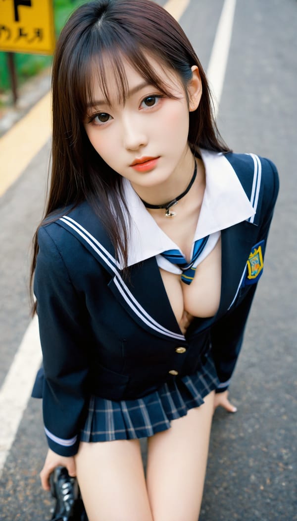 Tags: 21872187, SDXL
{"3": {"inputs": {"seed": 221002662296203, "steps": 64, "cfg": 7.79, "sampler_name": "dpmpp_2m", "scheduler": "karras", "denoise": 1.0, "model": ["27", 0], "positive": ["6", 0], "negative": ["7", 0], "latent_image": ["5", 0]}, "class_type": "KSampler"}, "4": {"inputs": {"ckpt_name": "helloworldxl.safetensors"}, "class_type": "CheckpointLoaderSimple"}, "5": {"inputs": {"width": 768, "height": 1344, "batch_size": 1}, "class_type": "EmptyLatentImage"}, "6": {"inputs": {"text": "23 year old girl, (ukrainian:1.06), (taiwanese:0.96), (korean:1.04), (japanese:1.14), (seductive facial expression:1.05), (blush:1.04), (eyelashes:0.97), (slim:1.04), (seductive pose:1.09), (cute:1.02), (double eyelids:1.14), (temptress:1.08), (pale skin:1.04), (idol:1.14), (detailed face:1.12), (sexy lips:1.01), (in a seductive pose:1.08), (large perky breasts:0.98), (cleavage:1.06), (thigh gap:1.13), (school uniform:1.11), choker, busy street, (natural looking skin:1.03), (RAW:1.02), (soft lighting:1.07), (film:1.06), (detailed skin:1.06), (skin fuzz:1.00), (textured skin:1.07), (candid cinema:1.04), (portra:1.05)", "clip": ["27", 1]}, "class_type": "CLIPTextEncode"}, "7": {"inputs": {"text": "(open mouth:1.13), (watermark:1.07), (twisted:1.13), (low resolution:1.14), (bad hands:1.07), (worst quality:1.07), (distorted:1.13)", "clip": ["27", 1]}, "class_type": "CLIPTextEncode"}, "8": {"inputs": {"samples": ["3", 0], "vae": ["4", 2]}, "class_type": "VAEDecode"}, "25": {"inputs": {"lora_name": "nudify_xl.safetensors", "strength_model": 0.3, "strength_clip": 0.27, "model": ["4", 0], "clip": ["4", 1]}, "class_type": "LoraLoader"}, "26": {"inputs": {"lora_name": "shirtlift_SDXL_v2.safetensors", "strength_model": 0.02, "strength_clip": 0.05, "model": ["25", 0], "clip": ["25", 1]}, "class_type": "LoraLoader"}, "27": {"inputs": {"lora_name": "PerfectEyesXL.safetensors", "strength_model": 0.06, "strength_clip": 0.15, "model": ["26", 0], "clip": ["26", 1]}, "class_type": "LoraLoader"}, "30": {"inputs": {"model_name": "4x_NMKD-Superscale-SP_178000_G.pth"}, "class_type": "UpscaleModelLoader"}, "31": {"inputs": {"upscale_model": ["30", 0], "image": ["8", 0]}, "class_type": "ImageUpscaleWithModel"}, "32": {"inputs": {"upscale_method": "lanczos", "scale_by": 0.5, "image": ["31", 0]}, "class_type": "ImageScaleBy"}, "33": {"inputs": {"pixels": ["32", 0], "vae": ["4", 2]}, "class_type": "VAEEncode"}, "34": {"inputs": {"seed": 221002662296203, "steps": 64, "cfg": 7.79, "sampler_name": "dpmpp_2m", "scheduler": "karras", "denoise": 0.3, "model": ["27", 0], "positive": ["6", 0], "negative": ["7", 0], "latent_image": ["33", 0]}, "class_type": "KSampler"}, "36": {"inputs": {"samples": ["34", 0], "vae": ["4", 2]}, "class_type": "VAEDecode"}, "39": {"inputs": {"filename_prefix": "comfyapi-1732837725479", "images": ["36", 0]}, "class_type": "SaveImage"}}