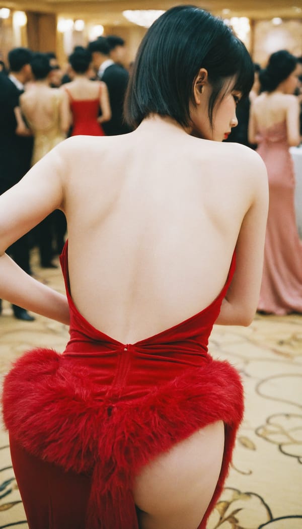 Tags: 21872187, SDXL
{"3": {"inputs": {"seed": 243967086366024, "steps": 64, "cfg": 6.78, "sampler_name": "dpmpp_2m", "scheduler": "karras", "denoise": 1.0, "model": ["27", 0], "positive": ["6", 0], "negative": ["7", 0], "latent_image": ["5", 0]}, "class_type": "KSampler"}, "4": {"inputs": {"ckpt_name": "helloworldxl.safetensors"}, "class_type": "CheckpointLoaderSimple"}, "5": {"inputs": {"width": 768, "height": 1344, "batch_size": 1}, "class_type": "EmptyLatentImage"}, "6": {"inputs": {"text": "26 year old girl, (chinese:0.97), (seductive pose:1.14), (blush:1.10), (sexy lips:1.00), (cute:1.00), (idol:1.02), (slim:1.13), (double eyelids:1.00), (detailed face:1.02), (temptress:1.01), (pale skin:1.00), (eyelashes:0.95), (seductive facial expression:1.10), (on all fours:1.04), (spreading ass cheeks:1.05), (from behind:1.03), (backboob:1.05), (wearing a low-cut red dress:1.04) at a ballroom, (portra:1.07), (skin fuzz:1.04), (natural looking skin:1.02), (textured skin:1.03), (detailed skin:1.06), (soft lighting:1.09), (film:1.04), (RAW:1.03), (candid cinema:1.00)", "clip": ["27", 1]}, "class_type": "CLIPTextEncode"}, "7": {"inputs": {"text": "(worst quality:1.07), (low resolution:1.05), (bad hands:1.13), (watermark:1.14), (open mouth:1.10), (distorted:1.10), (twisted:1.05)", "clip": ["27", 1]}, "class_type": "CLIPTextEncode"}, "8": {"inputs": {"samples": ["3", 0], "vae": ["4", 2]}, "class_type": "VAEDecode"}, "25": {"inputs": {"lora_name": "nudify_xl.safetensors", "strength_model": 0.07, "strength_clip": 0.06, "model": ["4", 0], "clip": ["4", 1]}, "class_type": "LoraLoader"}, "26": {"inputs": {"lora_name": "shirtlift_SDXL_v2.safetensors", "strength_model": 0.0, "strength_clip": 0.07, "model": ["25", 0], "clip": ["25", 1]}, "class_type": "LoraLoader"}, "27": {"inputs": {"lora_name": "PerfectEyesXL.safetensors", "strength_model": 0.16, "strength_clip": 0.11, "model": ["26", 0], "clip": ["26", 1]}, "class_type": "LoraLoader"}, "30": {"inputs": {"model_name": "4x_NMKD-Superscale-SP_178000_G.pth"}, "class_type": "UpscaleModelLoader"}, "31": {"inputs": {"upscale_model": ["30", 0], "image": ["8", 0]}, "class_type": "ImageUpscaleWithModel"}, "32": {"inputs": {"upscale_method": "lanczos", "scale_by": 0.5, "image": ["31", 0]}, "class_type": "ImageScaleBy"}, "33": {"inputs": {"pixels": ["32", 0], "vae": ["4", 2]}, "class_type": "VAEEncode"}, "34": {"inputs": {"seed": 243967086366024, "steps": 64, "cfg": 6.78, "sampler_name": "dpmpp_2m", "scheduler": "karras", "denoise": 0.3, "model": ["27", 0], "positive": ["6", 0], "negative": ["7", 0], "latent_image": ["33", 0]}, "class_type": "KSampler"}, "36": {"inputs": {"samples": ["34", 0], "vae": ["4", 2]}, "class_type": "VAEDecode"}, "39": {"inputs": {"filename_prefix": "comfyapi-1726364329463", "images": ["36", 0]}, "class_type": "SaveImage"}}