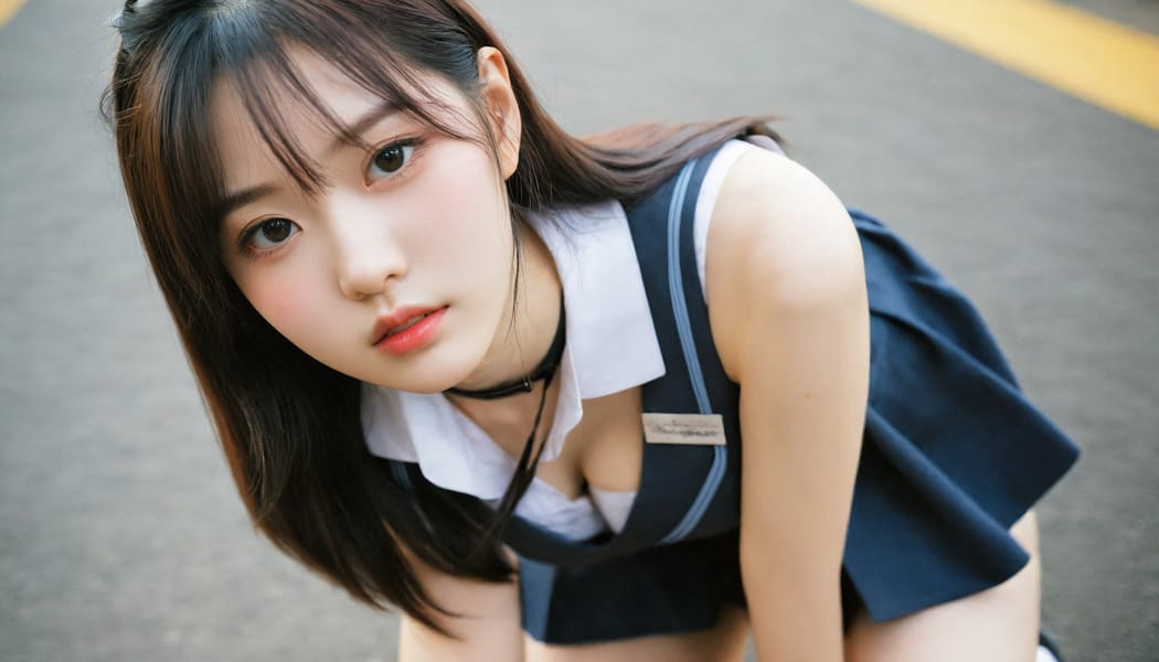 Tags: 21872187, SDXL
{"3": {"inputs": {"seed": 589760461614622, "steps": 64, "cfg": 6.16, "sampler_name": "dpmpp_2m", "scheduler": "karras", "denoise": 1.0, "model": ["27", 0], "positive": ["6", 0], "negative": ["7", 0], "latent_image": ["5", 0]}, "class_type": "KSampler"}, "4": {"inputs": {"ckpt_name": "helloworldxl.safetensors"}, "class_type": "CheckpointLoaderSimple"}, "5": {"inputs": {"width": 1344, "height": 768, "batch_size": 1}, "class_type": "EmptyLatentImage"}, "6": {"inputs": {"text": "18 year old girl, (korean:1.09), (detailed face:1.06), (blush:1.03), (cute:0.99), (pale skin:0.97), (double eyelids:0.97), (seductive facial expression:0.97), (idol:1.12), (slim:1.07), (sexy lips:1.01), (beautiful eyes:1.06), (eyelashes:0.98), (temptress:1.07), (in a seductive pose:0.95), (large perky breasts:1.00), (cleavage:1.03), (thigh gap:1.07), (school uniform:1.04), choker, busy street, (skin fuzz:1.06), (detailed skin:1.06), (natural looking skin:1.09), (textured skin:1.03), (film:1.09), (candid cinema:1.03), (portra:1.07), (RAW:1.09), (soft lighting:1.01)", "clip": ["27", 1]}, "class_type": "CLIPTextEncode"}, "7": {"inputs": {"text": "(bad hands:1.14), (twisted:1.09), (watermark:1.13), (worst quality:1.14), (distorted:1.10), (open mouth:1.14), (low resolution:1.07)", "clip": ["27", 1]}, "class_type": "CLIPTextEncode"}, "8": {"inputs": {"samples": ["3", 0], "vae": ["4", 2]}, "class_type": "VAEDecode"}, "25": {"inputs": {"lora_name": "nudify_xl.safetensors", "strength_model": 0.18, "strength_clip": 0.06, "model": ["4", 0], "clip": ["4", 1]}, "class_type": "LoraLoader"}, "26": {"inputs": {"lora_name": "shirtlift_SDXL_v2.safetensors", "strength_model": 0.11, "strength_clip": 0.08, "model": ["25", 0], "clip": ["25", 1]}, "class_type": "LoraLoader"}, "27": {"inputs": {"lora_name": "PerfectEyesXL.safetensors", "strength_model": 0.18, "strength_clip": 0.19, "model": ["26", 0], "clip": ["26", 1]}, "class_type": "LoraLoader"}, "30": {"inputs": {"model_name": "4x_NMKD-Superscale-SP_178000_G.pth"}, "class_type": "UpscaleModelLoader"}, "31": {"inputs": {"upscale_model": ["30", 0], "image": ["8", 0]}, "class_type": "ImageUpscaleWithModel"}, "32": {"inputs": {"upscale_method": "lanczos", "scale_by": 0.5, "image": ["31", 0]}, "class_type": "ImageScaleBy"}, "33": {"inputs": {"pixels": ["32", 0], "vae": ["4", 2]}, "class_type": "VAEEncode"}, "34": {"inputs": {"seed": 589760461614622, "steps": 64, "cfg": 6.16, "sampler_name": "dpmpp_2m", "scheduler": "karras", "denoise": 0.3, "model": ["27", 0], "positive": ["6", 0], "negative": ["7", 0], "latent_image": ["33", 0]}, "class_type": "KSampler"}, "36": {"inputs": {"samples": ["34", 0], "vae": ["4", 2]}, "class_type": "VAEDecode"}, "39": {"inputs": {"filename_prefix": "comfyapi-1731588864579", "images": ["36", 0]}, "class_type": "SaveImage"}}