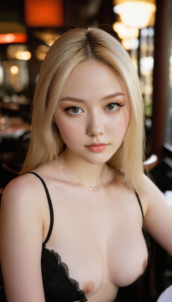 Tags: 21872187, SDXL
{"3": {"inputs": {"seed": 220320619407241, "steps": 64, "cfg": 6.51, "sampler_name": "dpmpp_2m", "scheduler": "karras", "denoise": 1.0, "model": ["27", 0], "positive": ["6", 0], "negative": ["7", 0], "latent_image": ["5", 0]}, "class_type": "KSampler"}, "4": {"inputs": {"ckpt_name": "juggernautxl.safetensors"}, "class_type": "CheckpointLoaderSimple"}, "5": {"inputs": {"width": 768, "height": 1344, "batch_size": 1}, "class_type": "EmptyLatentImage"}, "6": {"inputs": {"text": "19 year old girl, (sexy lips:1.04), (double eyelids:1.10), (blush:1.01), (seductive pose:1.05), (eyelashes:1.08), (temptress:0.96), (slim:0.99), (pale skin:1.09), (seductive facial expression:0.98), (cute:0.97), (detailed face:1.04), (in a seductive pose:0.95), (large perky breasts:0.99), (cleavage:1.06), (thigh gap:0.97), (wearing a little black dress:0.96) at a fine dining restaurant, (portra:1.03), (soft lighting:1.05), (film:1.07), (natural looking skin:1.09), (detailed skin:1.01), (candid cinema:1.06), (skin fuzz:1.00), (RAW:1.07), (textured skin:1.06)", "clip": ["27", 1]}, "class_type": "CLIPTextEncode"}, "7": {"inputs": {"text": "(low resolution:1.08), (worst quality:1.14), (distorted:1.08), (twisted:1.14), (open mouth:1.12), (bad hands:1.13), (watermark:1.12)", "clip": ["27", 1]}, "class_type": "CLIPTextEncode"}, "8": {"inputs": {"samples": ["3", 0], "vae": ["4", 2]}, "class_type": "VAEDecode"}, "25": {"inputs": {"lora_name": "nudify_xl.safetensors", "strength_model": 0.06, "strength_clip": 0.25, "model": ["4", 0], "clip": ["4", 1]}, "class_type": "LoraLoader"}, "26": {"inputs": {"lora_name": "shirtlift_SDXL_v2.safetensors", "strength_model": 0.12, "strength_clip": 0.15, "model": ["25", 0], "clip": ["25", 1]}, "class_type": "LoraLoader"}, "27": {"inputs": {"lora_name": "PerfectEyesXL.safetensors", "strength_model": 0.12, "strength_clip": 0.05, "model": ["26", 0], "clip": ["26", 1]}, "class_type": "LoraLoader"}, "30": {"inputs": {"model_name": "4x_NMKD-Superscale-SP_178000_G.pth"}, "class_type": "UpscaleModelLoader"}, "31": {"inputs": {"upscale_model": ["30", 0], "image": ["8", 0]}, "class_type": "ImageUpscaleWithModel"}, "32": {"inputs": {"upscale_method": "lanczos", "scale_by": 0.5, "image": ["31", 0]}, "class_type": "ImageScaleBy"}, "33": {"inputs": {"pixels": ["32", 0], "vae": ["4", 2]}, "class_type": "VAEEncode"}, "34": {"inputs": {"seed": 220320619407241, "steps": 64, "cfg": 6.51, "sampler_name": "dpmpp_2m", "scheduler": "karras", "denoise": 0.3, "model": ["27", 0], "positive": ["6", 0], "negative": ["7", 0], "latent_image": ["33", 0]}, "class_type": "KSampler"}, "36": {"inputs": {"samples": ["34", 0], "vae": ["4", 2]}, "class_type": "VAEDecode"}, "39": {"inputs": {"filename_prefix": "comfyapi-1716771782647", "images": ["36", 0]}, "class_type": "SaveImage"}}