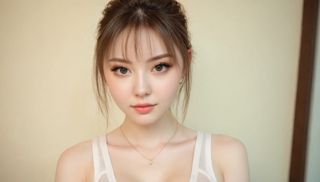 Tags: 21872187, SDXL
{"3": {"inputs": {"seed": 422801586394761, "steps": 32, "cfg": 6.19, "sampler_name": "dpmpp_2m", "scheduler": "karras", "denoise": 1.0, "model": ["27", 0], "positive": ["6", 0], "negative": ["7", 0], "latent_image": ["5", 0]}, "class_type": "KSampler"}, "4": {"inputs": {"ckpt_name": "juggernautxl.safetensors"}, "class_type": "CheckpointLoaderSimple"}, "5": {"inputs": {"width": 1344, "height": 768, "batch_size": 1}, "class_type": "EmptyLatentImage"}, "6": {"inputs": {"text": "24 year old girl, (pale skin:1.07), (slim:1.08), (cute:1.11), (eyelashes:1.13), (blush:0.99), (double eyelids:1.07), (detailed face:0.95), (seductive pose:1.06), (beautiful eyes:1.08), (sexy lips:1.05), (seductive facial expression:1.10), (temptress:0.96), (idol:1.10), (in a seductive pose:1.07), (large perky breasts:0.98), (cleavage:1.09), (thigh gap:1.03), (white tanktop:0.99), busy street, (portra:1.00), (skin fuzz:1.03), (soft lighting:1.09), (natural looking skin:1.03), (textured skin:1.05), (RAW:1.03), (candid cinema:1.04), (detailed skin:1.03), (film:1.08)", "clip": ["27", 1]}, "class_type": "CLIPTextEncode"}, "7": {"inputs": {"text": "(open mouth:1.14), (watermark:1.10), (low resolution:1.14), (worst quality:1.10), (bad hands:1.08), (twisted:1.14), (distorted:1.09)", "clip": ["27", 1]}, "class_type": "CLIPTextEncode"}, "8": {"inputs": {"samples": ["3", 0], "vae": ["4", 2]}, "class_type": "VAEDecode"}, "25": {"inputs": {"lora_name": "nudify_xl.safetensors", "strength_model": 0.04, "strength_clip": 0.29, "model": ["4", 0], "clip": ["4", 1]}, "class_type": "LoraLoader"}, "26": {"inputs": {"lora_name": "shirtlift_SDXL_v2.safetensors", "strength_model": 0.19, "strength_clip": 0.02, "model": ["25", 0], "clip": ["25", 1]}, "class_type": "LoraLoader"}, "27": {"inputs": {"lora_name": "PerfectEyesXL.safetensors", "strength_model": 0.06, "strength_clip": 0.07, "model": ["26", 0], "clip": ["26", 1]}, "class_type": "LoraLoader"}, "30": {"inputs": {"model_name": "4x_NMKD-Superscale-SP_178000_G.pth"}, "class_type": "UpscaleModelLoader"}, "31": {"inputs": {"upscale_model": ["30", 0], "image": ["8", 0]}, "class_type": "ImageUpscaleWithModel"}, "32": {"inputs": {"upscale_method": "lanczos", "scale_by": 0.5, "image": ["31", 0]}, "class_type": "ImageScaleBy"}, "33": {"inputs": {"pixels": ["32", 0], "vae": ["4", 2]}, "class_type": "VAEEncode"}, "34": {"inputs": {"seed": 422801586394761, "steps": 32, "cfg": 6.19, "sampler_name": "dpmpp_2m", "scheduler": "karras", "denoise": 0.3, "model": ["27", 0], "positive": ["6", 0], "negative": ["7", 0], "latent_image": ["33", 0]}, "class_type": "KSampler"}, "36": {"inputs": {"samples": ["34", 0], "vae": ["4", 2]}, "class_type": "VAEDecode"}, "39": {"inputs": {"filename_prefix": "comfyapi-1717056680571", "images": ["36", 0]}, "class_type": "SaveImage"}}