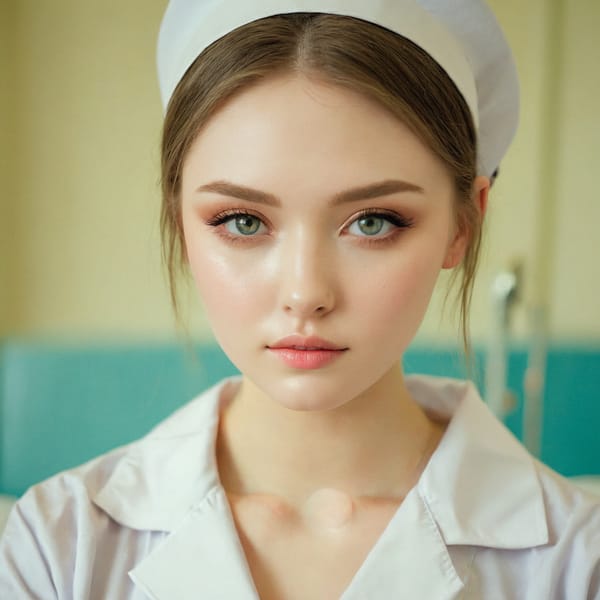 Tags: 21872187, SDXL
{"3": {"inputs": {"seed": 945766571783476, "steps": 64, "cfg": 5.62, "sampler_name": "dpmpp_2m", "scheduler": "karras", "denoise": 1.0, "model": ["27", 0], "positive": ["6", 0], "negative": ["7", 0], "latent_image": ["5", 0]}, "class_type": "KSampler"}, "4": {"inputs": {"ckpt_name": "juggernautxl.safetensors"}, "class_type": "CheckpointLoaderSimple"}, "5": {"inputs": {"width": 1024, "height": 1024, "batch_size": 1}, "class_type": "EmptyLatentImage"}, "6": {"inputs": {"text": "19 year old girl, (ukrainian:1.00), (seductive facial expression:0.96), (temptress:1.13), (cute:0.99), (pale skin:1.10), (detailed face:0.99), (sexy lips:1.03), (beautiful eyes:1.09), (double eyelids:1.04), (seductive pose:1.04), (eyelashes:0.97), (blush:1.07), (slim:0.99), (idol:0.97), (in a seductive pose:1.02), (large perky breasts:1.11), (cleavage:1.09), (thigh gap:0.97), (nurse in uniform:1.12) working in a hospital ward, (natural looking skin:1.06), (textured skin:1.00), (skin fuzz:1.03), (detailed skin:1.07), (film:1.07), (soft lighting:1.01), (portra:1.04), (candid cinema:1.01), (RAW:1.01)", "clip": ["27", 1]}, "class_type": "CLIPTextEncode"}, "7": {"inputs": {"text": "(watermark:1.06), (low resolution:1.09), (worst quality:1.08), (twisted:1.11), (open mouth:1.09), (distorted:1.13)", "clip": ["27", 1]}, "class_type": "CLIPTextEncode"}, "8": {"inputs": {"samples": ["3", 0], "vae": ["4", 2]}, "class_type": "VAEDecode"}, "25": {"inputs": {"lora_name": "nudify_xl.safetensors", "strength_model": 0.21, "strength_clip": 0.17, "model": ["4", 0], "clip": ["4", 1]}, "class_type": "LoraLoader"}, "26": {"inputs": {"lora_name": "shirtlift_SDXL_v2.safetensors", "strength_model": 0.01, "strength_clip": 0.01, "model": ["25", 0], "clip": ["25", 1]}, "class_type": "LoraLoader"}, "27": {"inputs": {"lora_name": "PerfectEyesXL.safetensors", "strength_model": 0.12, "strength_clip": 0.09, "model": ["26", 0], "clip": ["26", 1]}, "class_type": "LoraLoader"}, "30": {"inputs": {"model_name": "4x_NMKD-Superscale-SP_178000_G.pth"}, "class_type": "UpscaleModelLoader"}, "31": {"inputs": {"upscale_model": ["30", 0], "image": ["8", 0]}, "class_type": "ImageUpscaleWithModel"}, "32": {"inputs": {"upscale_method": "lanczos", "scale_by": 0.5, "image": ["31", 0]}, "class_type": "ImageScaleBy"}, "33": {"inputs": {"pixels": ["32", 0], "vae": ["4", 2]}, "class_type": "VAEEncode"}, "34": {"inputs": {"seed": 945766571783476, "steps": 64, "cfg": 5.62, "sampler_name": "dpmpp_2m", "scheduler": "karras", "denoise": 0.3, "model": ["27", 0], "positive": ["6", 0], "negative": ["7", 0], "latent_image": ["33", 0]}, "class_type": "KSampler"}, "36": {"inputs": {"samples": ["34", 0], "vae": ["4", 2]}, "class_type": "VAEDecode"}, "39": {"inputs": {"filename_prefix": "comfyapi-1734625734887", "images": ["36", 0]}, "class_type": "SaveImage"}}