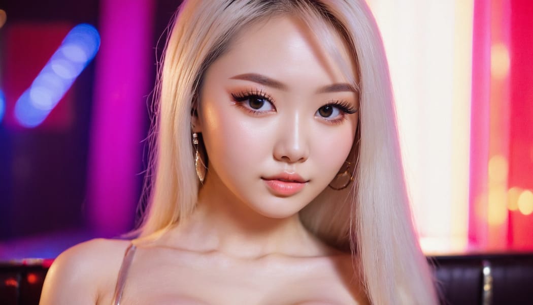 Tags: 21872187, SDXL
{"3": {"inputs": {"seed": 451374375904276, "steps": 64, "cfg": 7.77, "sampler_name": "dpmpp_2m", "scheduler": "karras", "denoise": 1.0, "model": ["27", 0], "positive": ["6", 0], "negative": ["7", 0], "latent_image": ["5", 0]}, "class_type": "KSampler"}, "4": {"inputs": {"ckpt_name": "juggernautxl.safetensors"}, "class_type": "CheckpointLoaderSimple"}, "5": {"inputs": {"width": 1344, "height": 768, "batch_size": 1}, "class_type": "EmptyLatentImage"}, "6": {"inputs": {"text": "20 year old girl, (ukrainian:0.98), (chinese:1.00), (idol:1.06), (eyelashes:1.00), (temptress:0.97), (beautiful eyes:1.14), (blush:0.98), (pale skin:1.09), (slim:0.97), (detailed face:1.09), (seductive facial expression:1.05), (seductive pose:1.13), (cute:1.00), (sexy lips:0.97), (double eyelids:1.13), (in a seductive pose:0.96), (large perky breasts:0.98), (cleavage:1.06), (thigh gap:0.98), (a pole dancer:0.97) at a night club, (skin fuzz:1.08), (candid cinema:1.08), (portra:1.00), (film:1.06), (detailed skin:1.04), (textured skin:1.02), (soft lighting:1.05), (RAW:1.00)", "clip": ["27", 1]}, "class_type": "CLIPTextEncode"}, "7": {"inputs": {"text": "(watermark:1.10), (distorted:1.13), (bad hands:1.10), (low resolution:1.11), (twisted:1.07), (open mouth:1.09), (worst quality:1.09)", "clip": ["27", 1]}, "class_type": "CLIPTextEncode"}, "8": {"inputs": {"samples": ["3", 0], "vae": ["4", 2]}, "class_type": "VAEDecode"}, "25": {"inputs": {"lora_name": "nudify_xl.safetensors", "strength_model": 0.34, "strength_clip": 0.14, "model": ["4", 0], "clip": ["4", 1]}, "class_type": "LoraLoader"}, "26": {"inputs": {"lora_name": "shirtlift_SDXL_v2.safetensors", "strength_model": 0.04, "strength_clip": 0.18, "model": ["25", 0], "clip": ["25", 1]}, "class_type": "LoraLoader"}, "27": {"inputs": {"lora_name": "PerfectEyesXL.safetensors", "strength_model": 0.11, "strength_clip": 0.08, "model": ["26", 0], "clip": ["26", 1]}, "class_type": "LoraLoader"}, "30": {"inputs": {"model_name": "4x_NMKD-Superscale-SP_178000_G.pth"}, "class_type": "UpscaleModelLoader"}, "31": {"inputs": {"upscale_model": ["30", 0], "image": ["8", 0]}, "class_type": "ImageUpscaleWithModel"}, "32": {"inputs": {"upscale_method": "lanczos", "scale_by": 0.5, "image": ["31", 0]}, "class_type": "ImageScaleBy"}, "33": {"inputs": {"pixels": ["32", 0], "vae": ["4", 2]}, "class_type": "VAEEncode"}, "34": {"inputs": {"seed": 451374375904276, "steps": 64, "cfg": 7.77, "sampler_name": "dpmpp_2m", "scheduler": "karras", "denoise": 0.3, "model": ["27", 0], "positive": ["6", 0], "negative": ["7", 0], "latent_image": ["33", 0]}, "class_type": "KSampler"}, "36": {"inputs": {"samples": ["34", 0], "vae": ["4", 2]}, "class_type": "VAEDecode"}, "39": {"inputs": {"filename_prefix": "comfyapi-1733944191119", "images": ["36", 0]}, "class_type": "SaveImage"}}